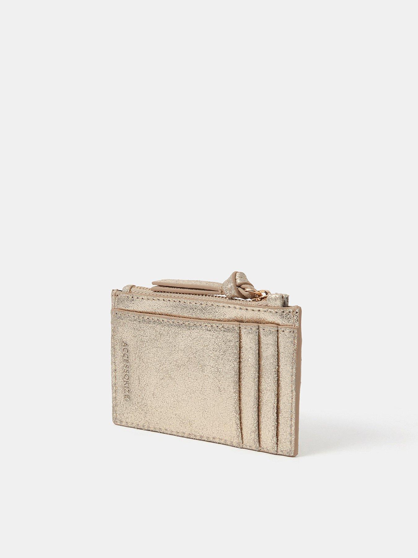 Image 2 of 3 of Accessorize Suede Card Holder