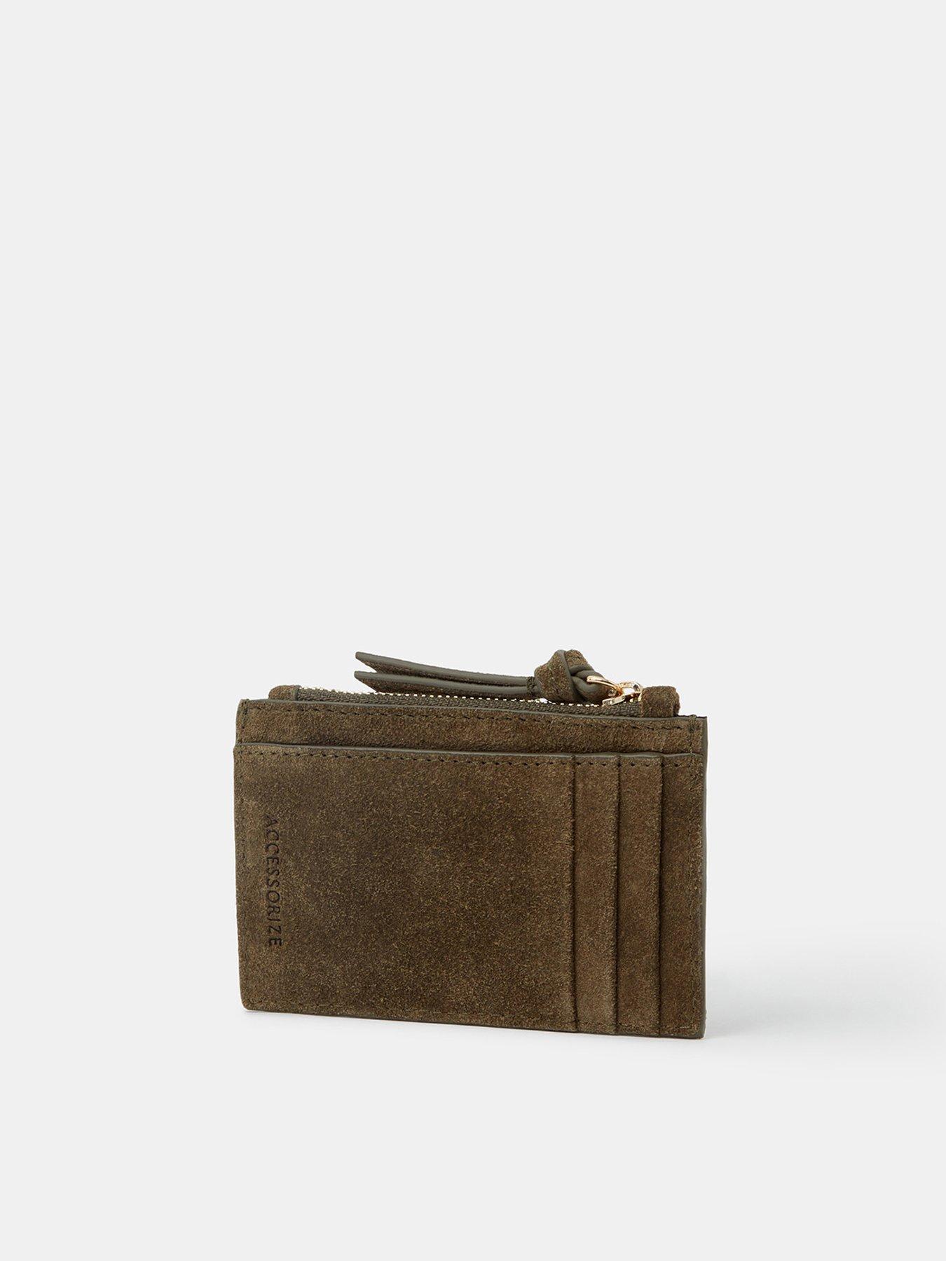 Image 2 of 3 of Accessorize Suede Card Holder