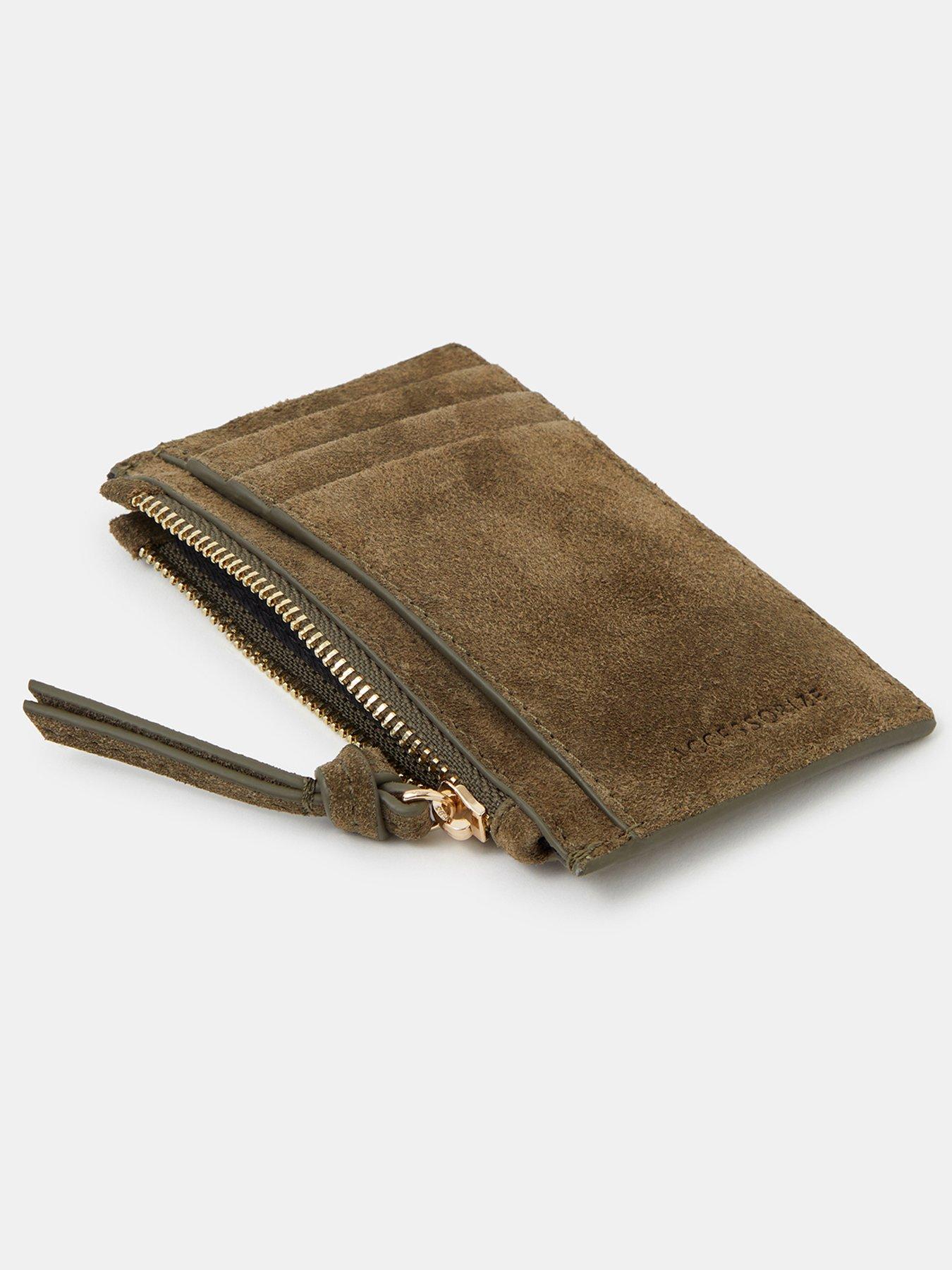Image 3 of 3 of Accessorize Suede Card Holder