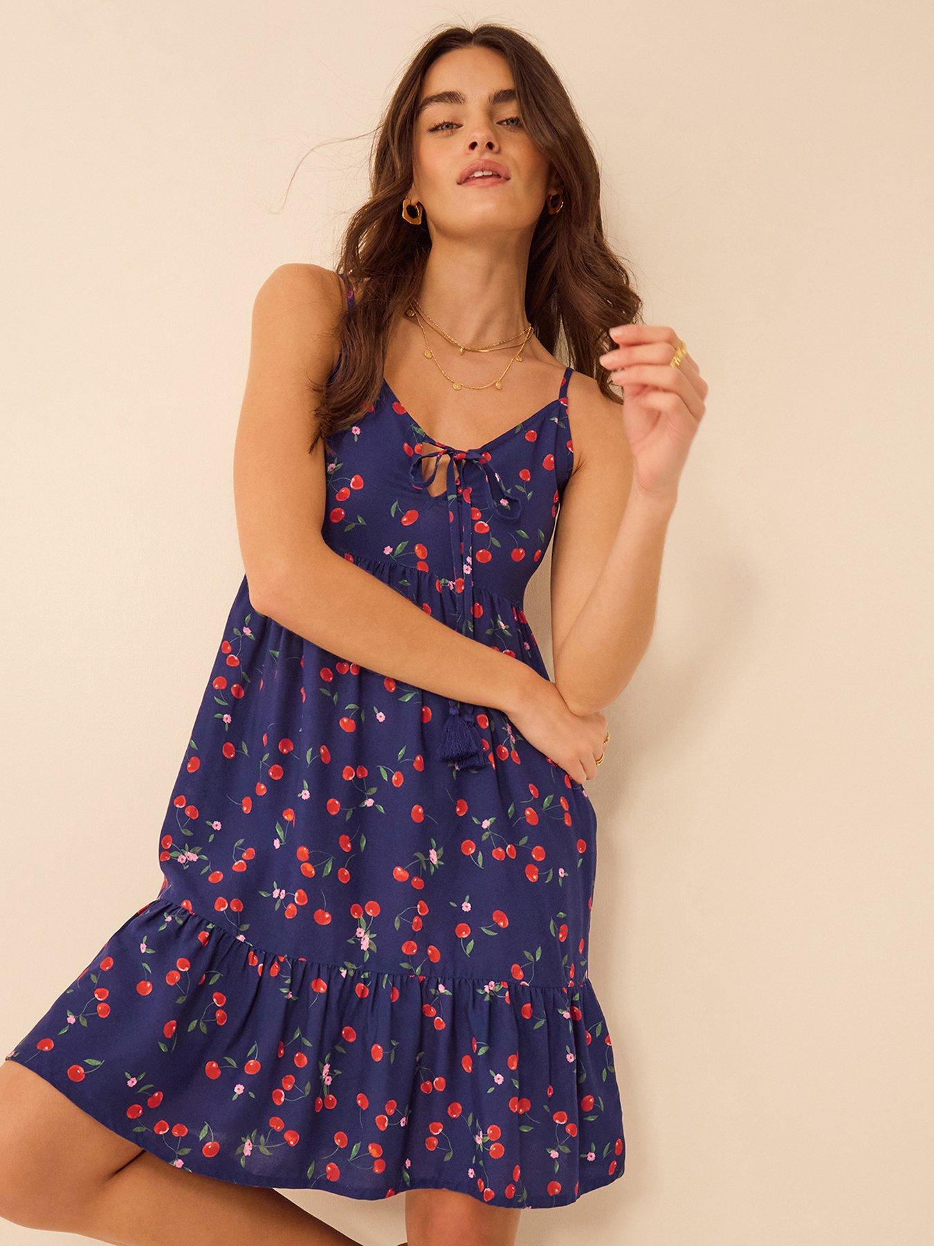accessorize-cherry-print-tassel-tie-mini-dressoutfit