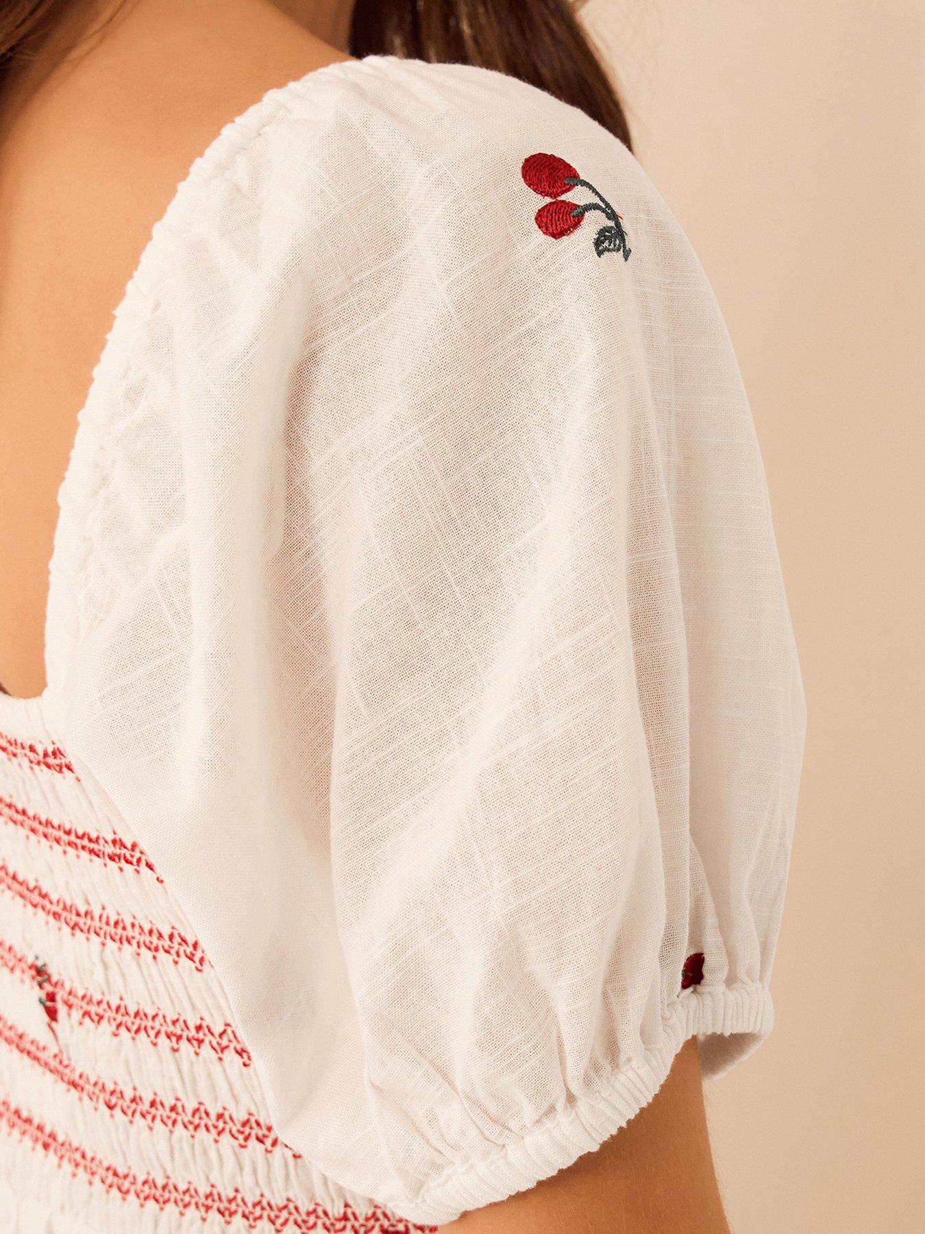 accessorize-puff-sleeve-cherry-embroidered-midi-dressoutfit