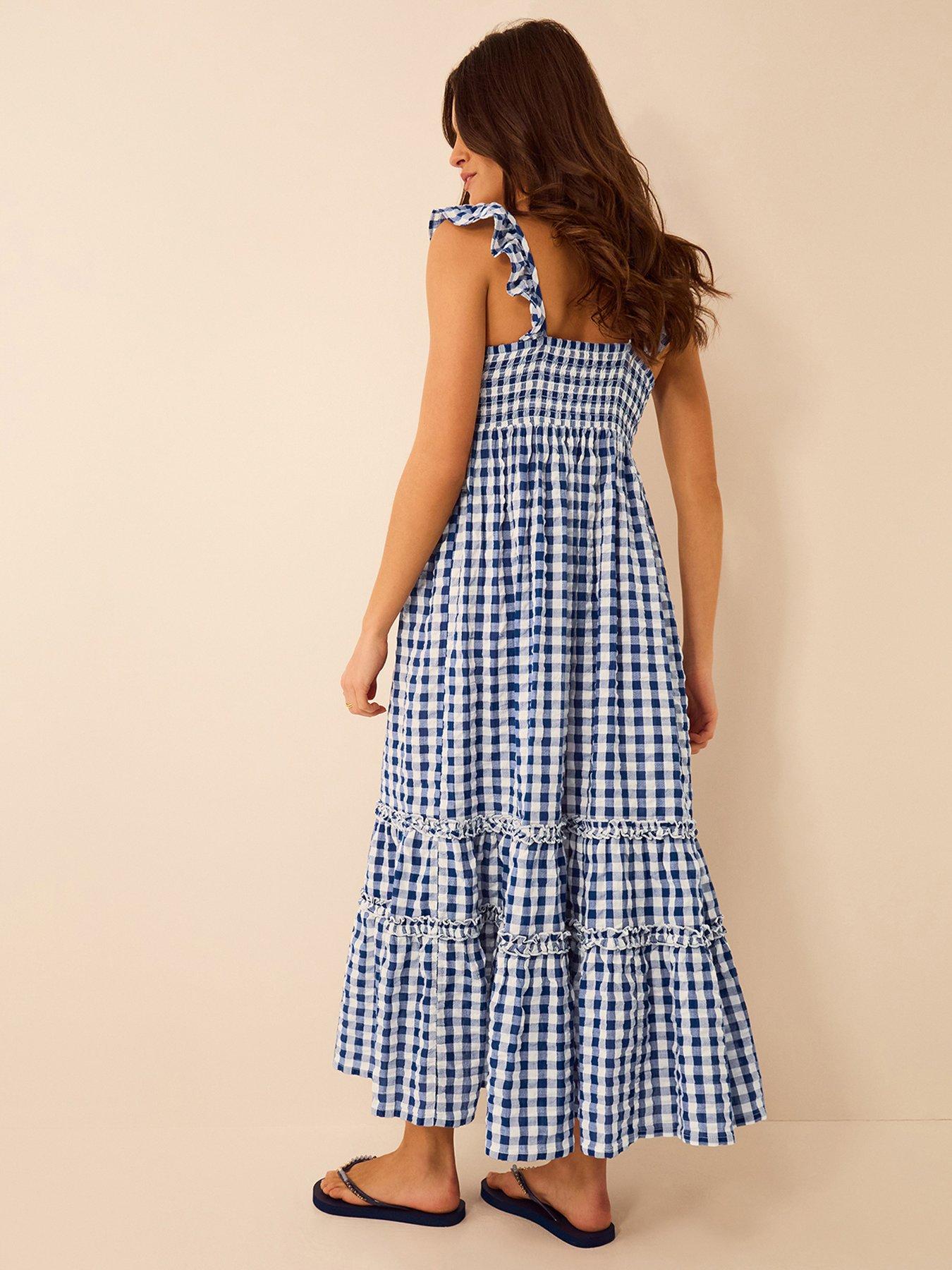accessorize-gingham-print-ruffle-midi-dressstillFront
