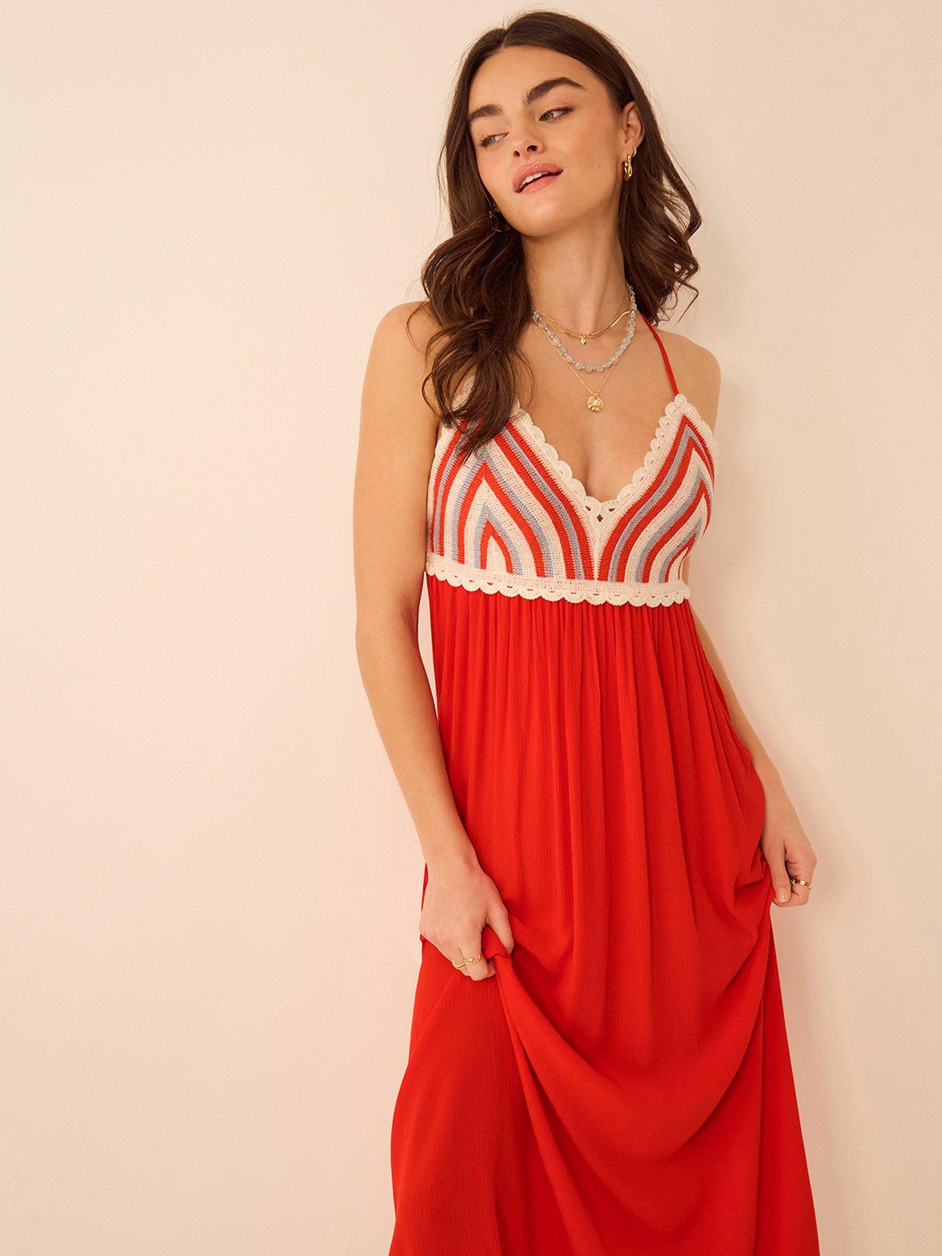 accessorize-stripe-crochet-midi-dressoutfit