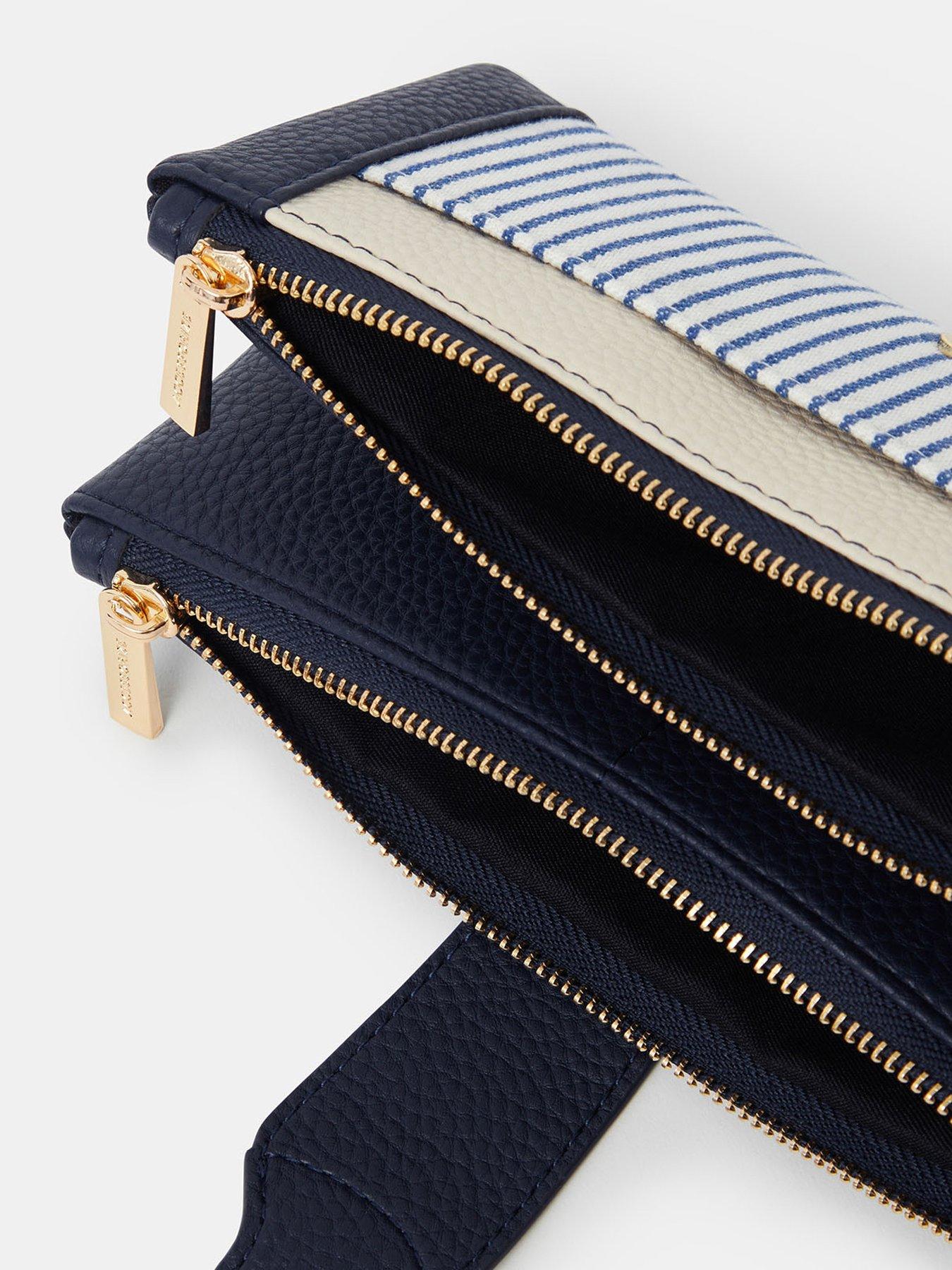 Image 4 of 4 of Accessorize Stripe Buckle Purse