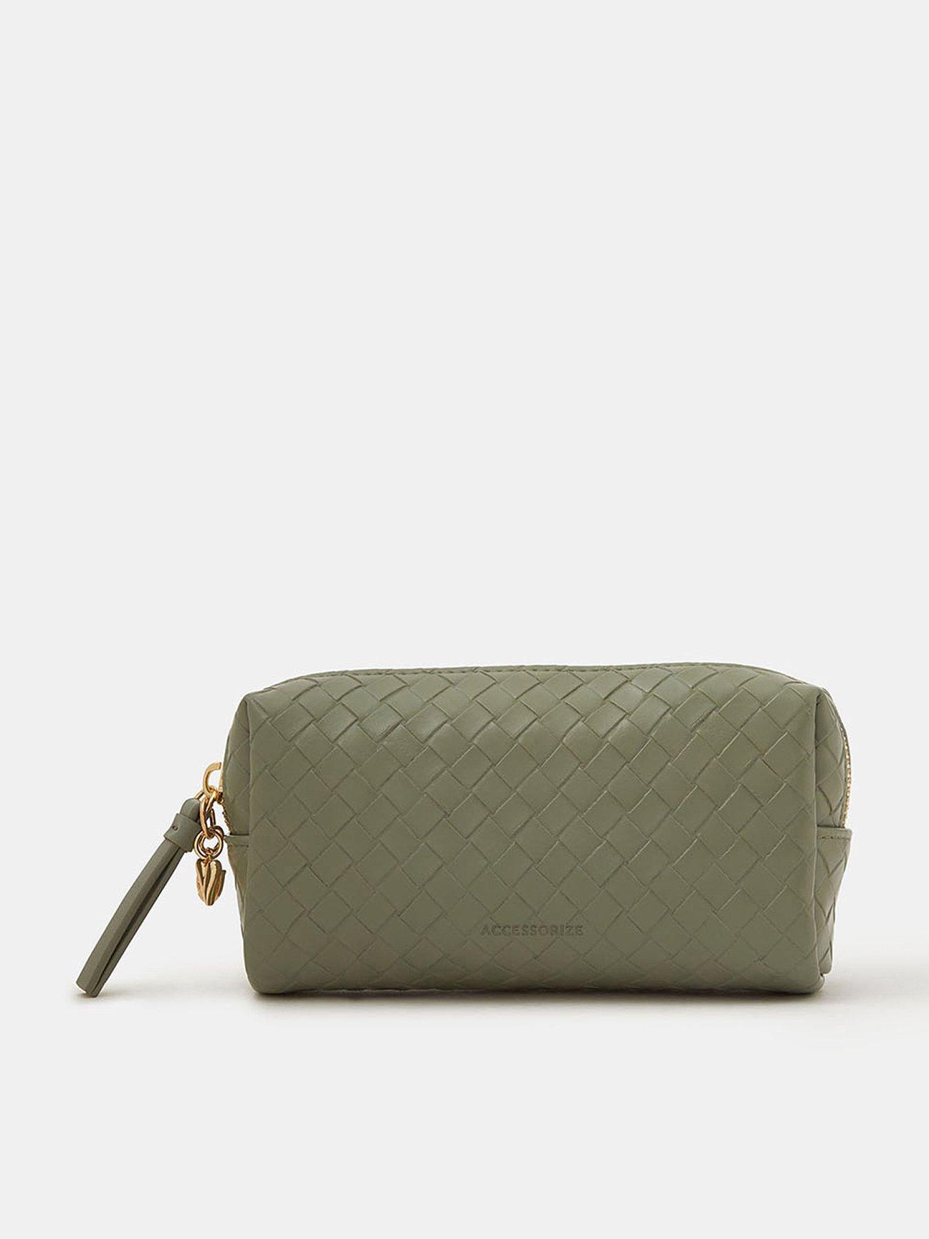 Image 1 of 3 of Accessorize Woven Charm Pouch