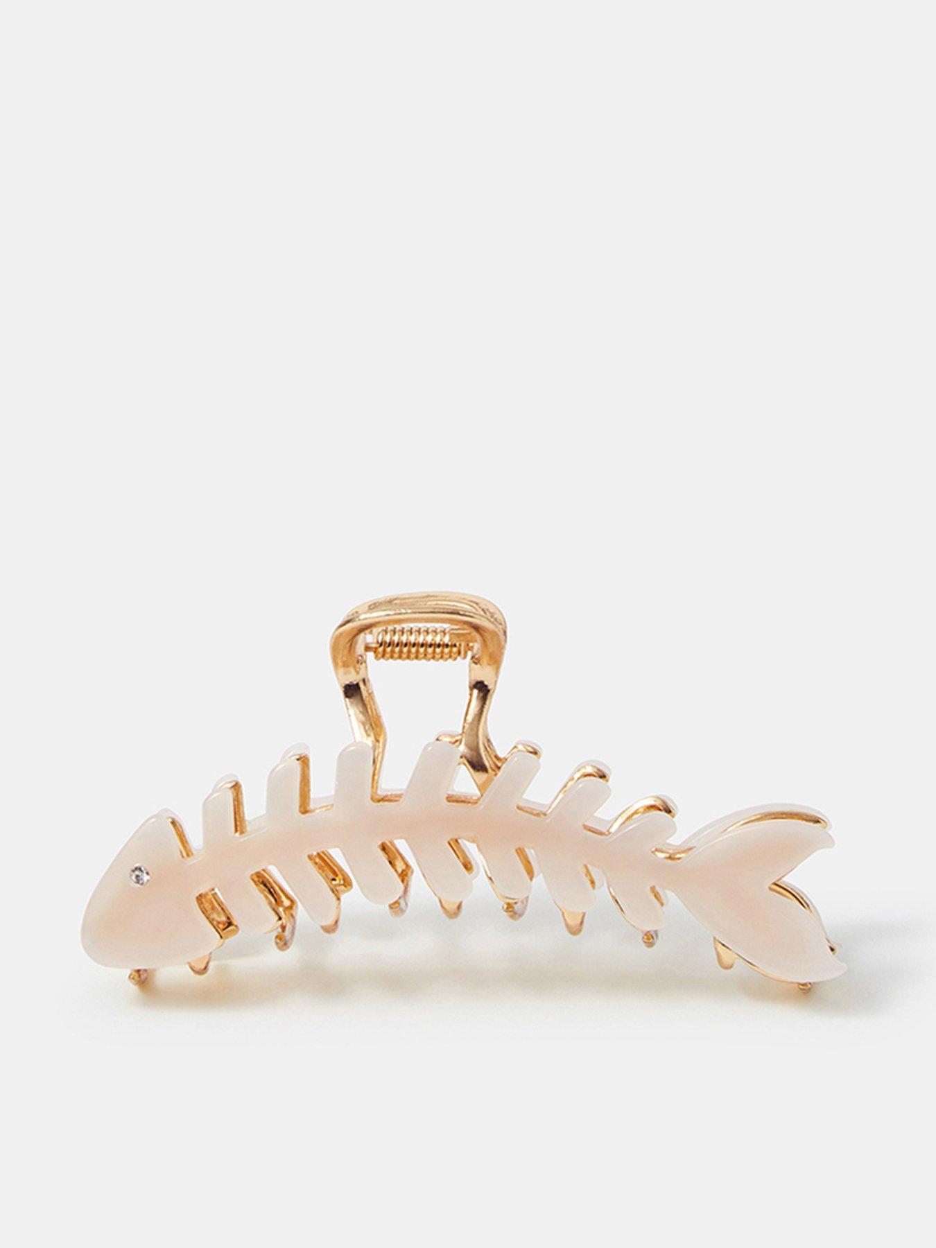 Accessorize Fish Bone Claw Clip