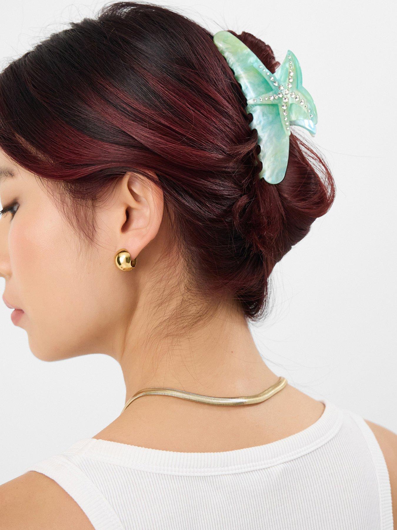 Image 2 of 3 of Accessorize Starfish Shimmer Claw Clip