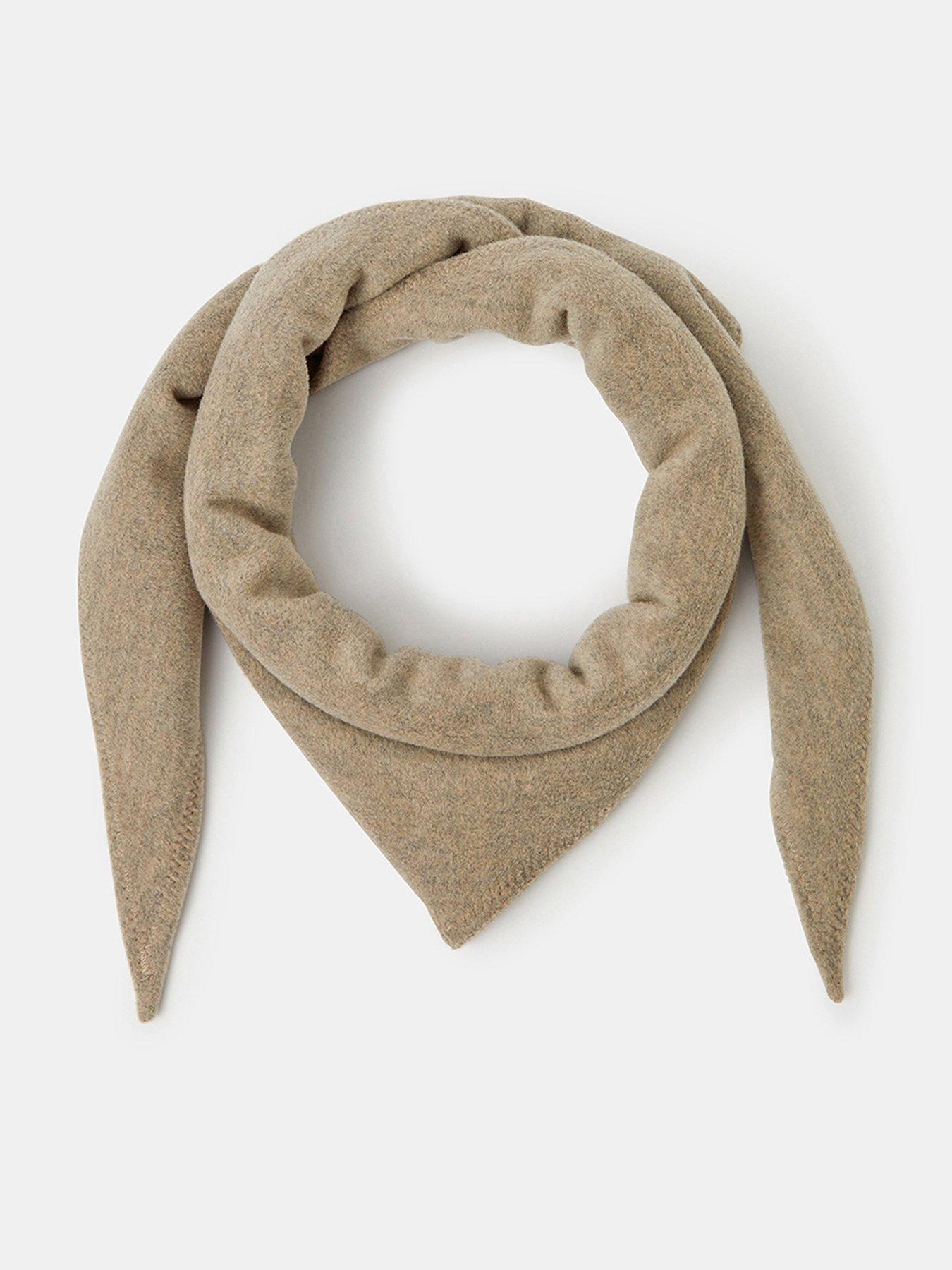 Image 1 of 5 of Accessorize Large Knitted Triangle Scarf