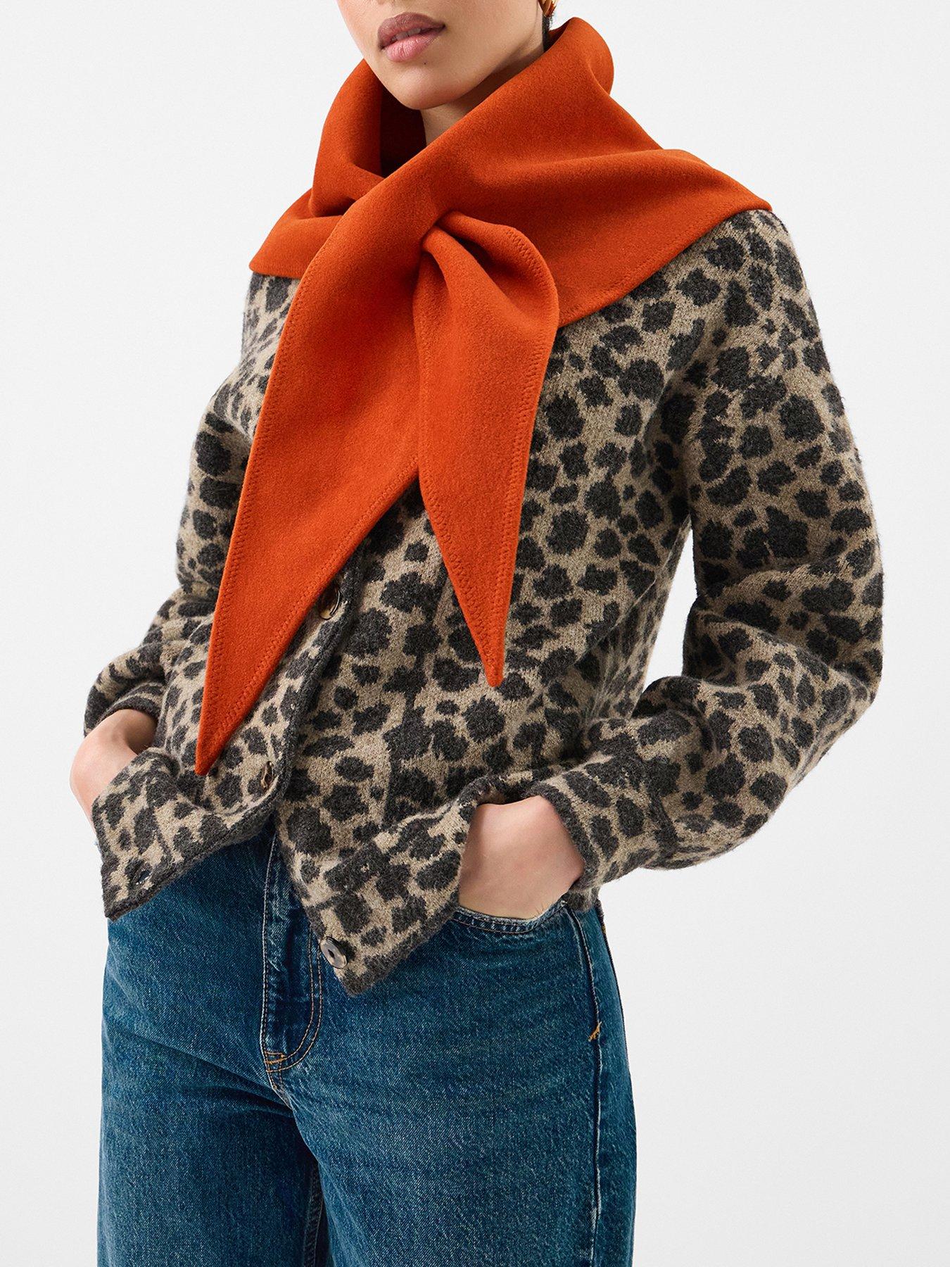 Image 2 of 5 of Accessorize Large Knitted Triangle Scarf