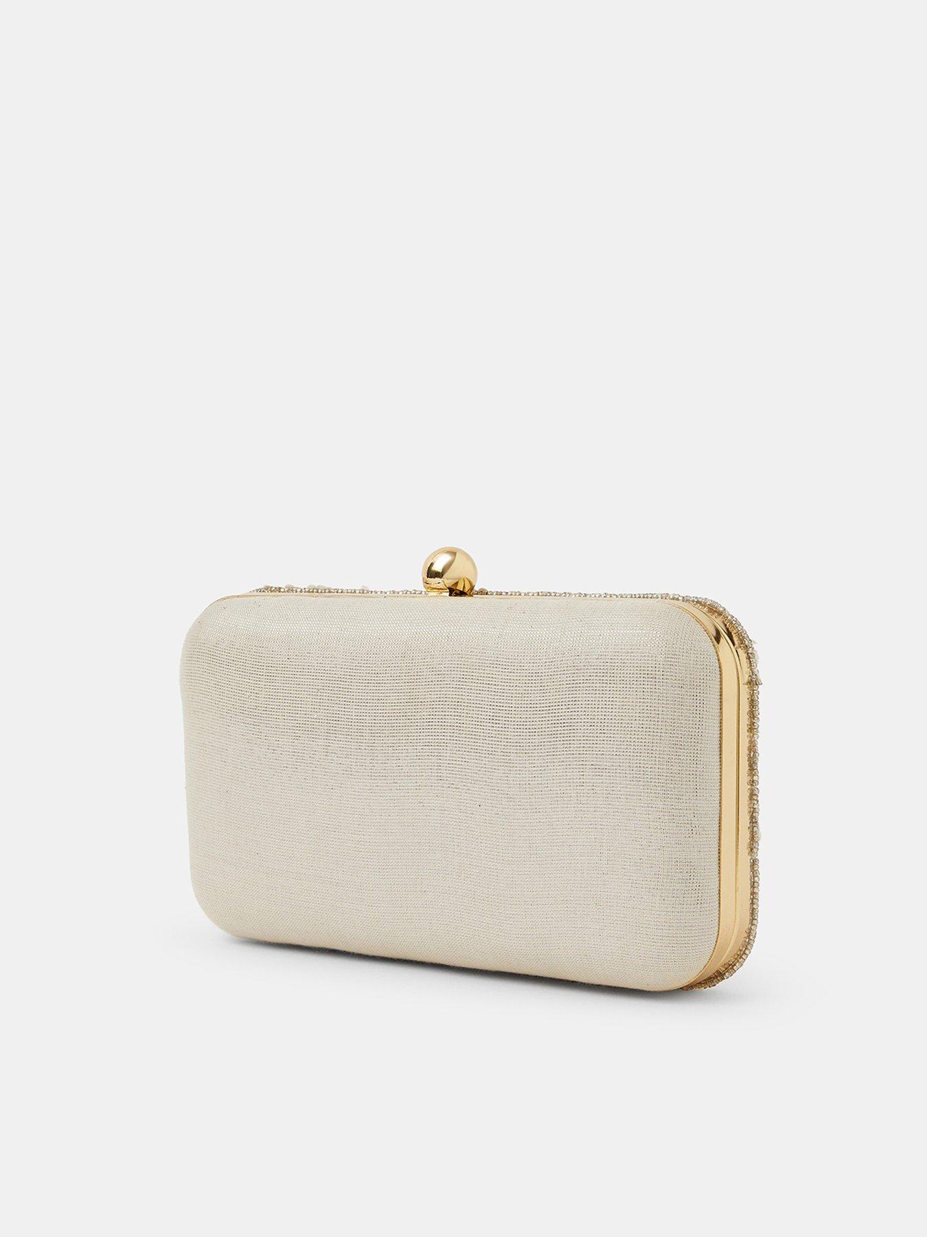Image 3 of 3 of Accessorize Bridal Sequin Clutch Bag