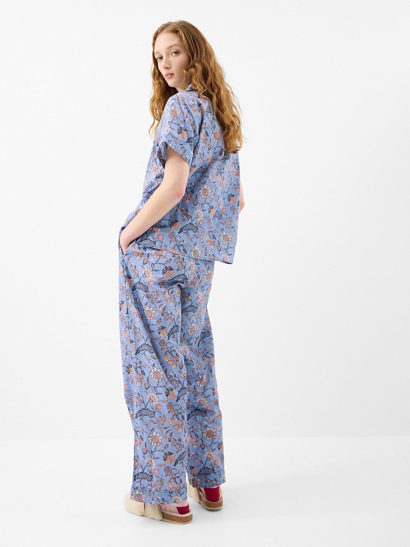 Image 2 of 4 of Accessorize Floral Print Long Pyjamas Set