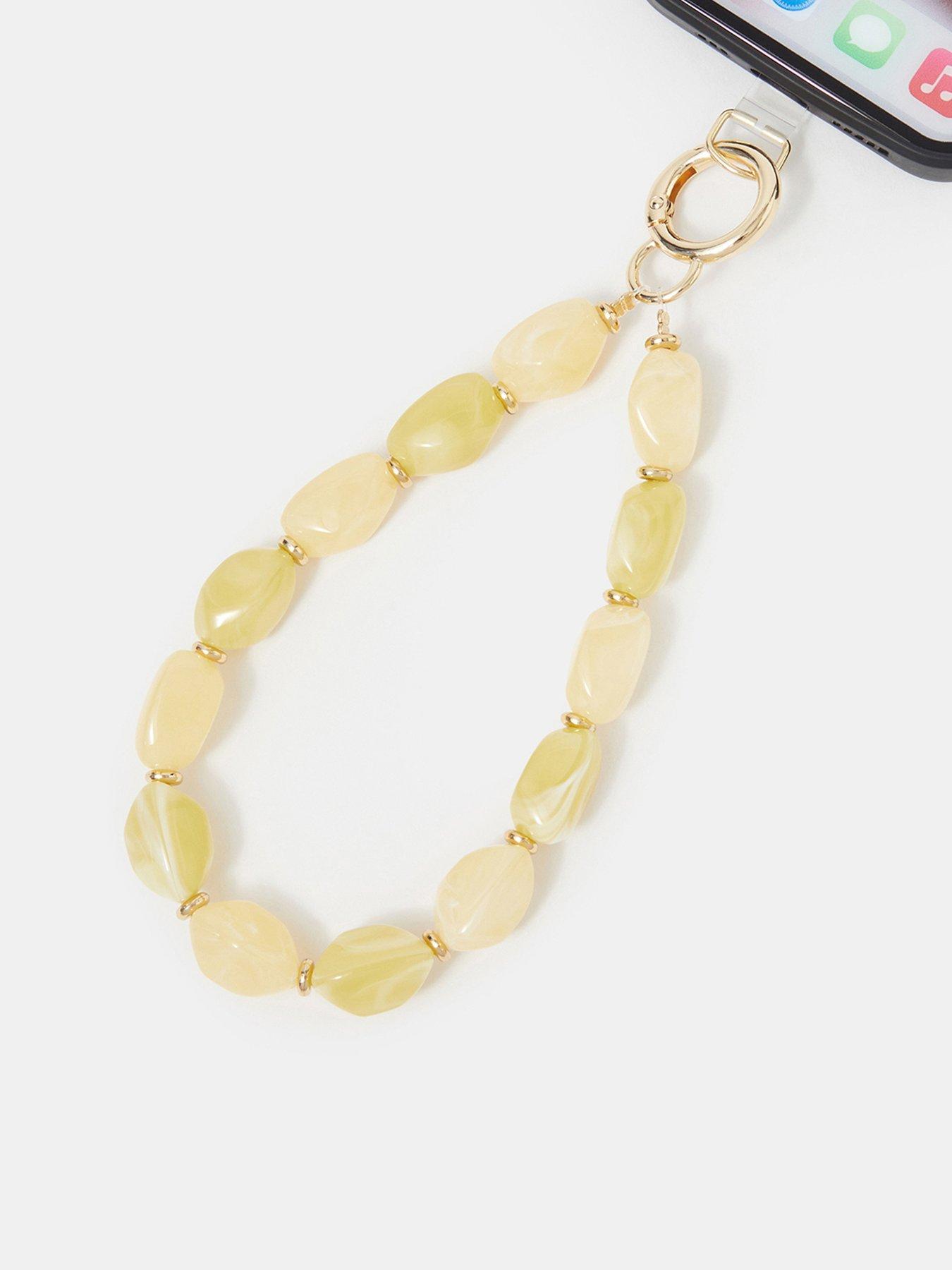 Accessorize Resin Bead Wrist Phone Strap