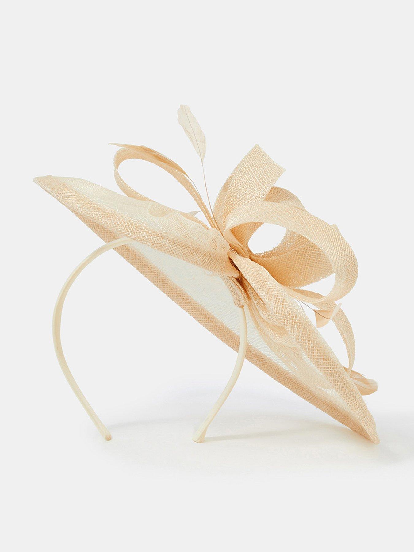 Accessorize Bow Feather Disc Fascinator