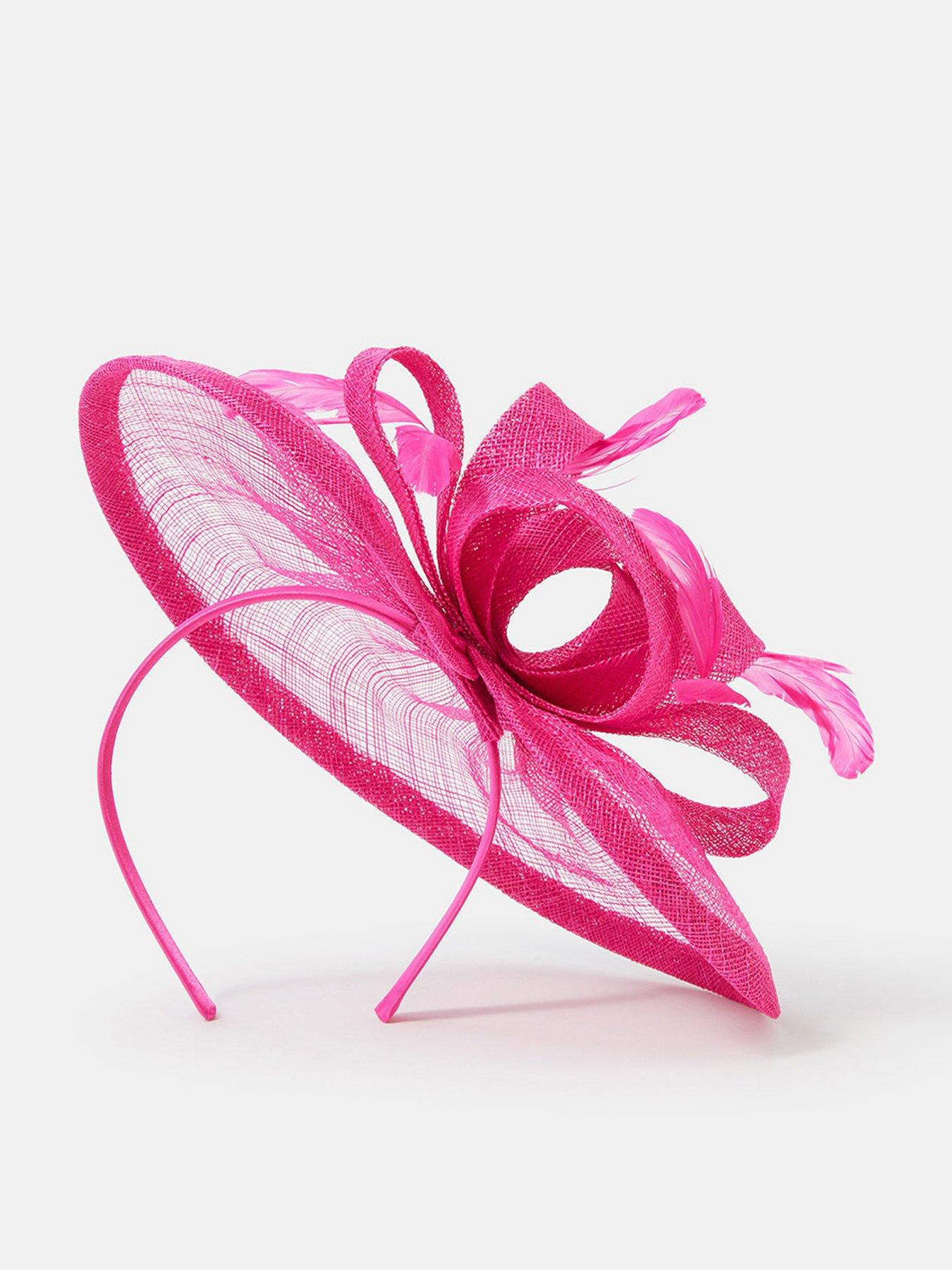 Accessorize Bow Feather Disc Fascinator