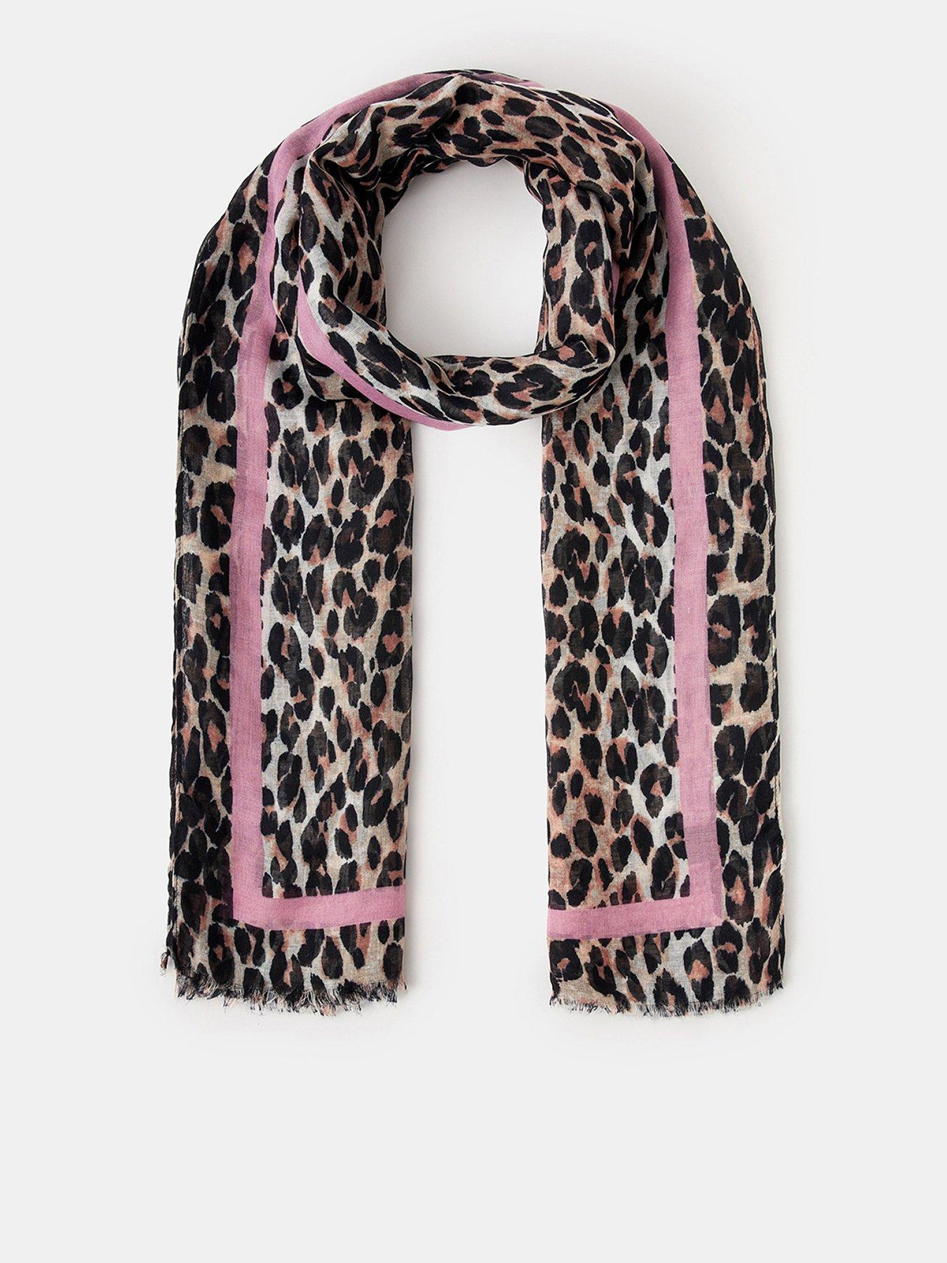 Accessorize Lightweight Leopard Print Scarf