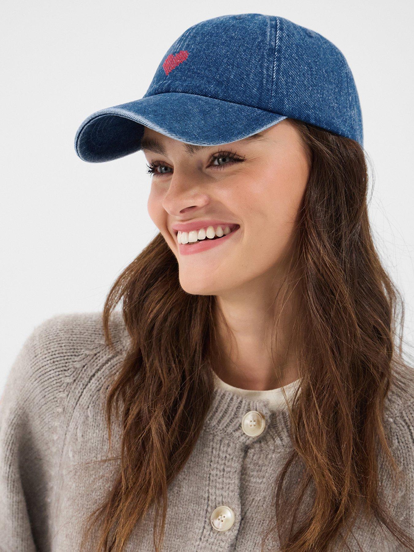 accessorize-heart-denim-baseball-capstillFront