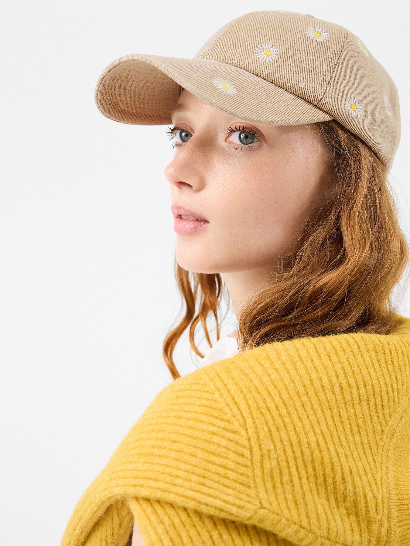 accessorize-daisy-embroidered-baseball-capstillFront