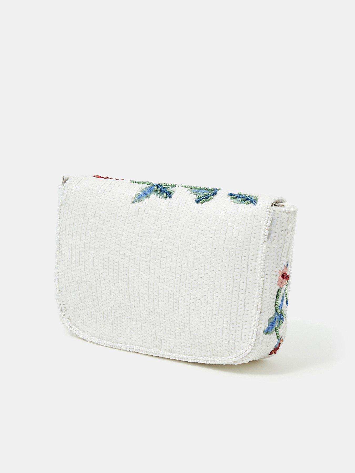 Image 3 of 5 of Accessorize Beaded Strawberry Crossbody Bag