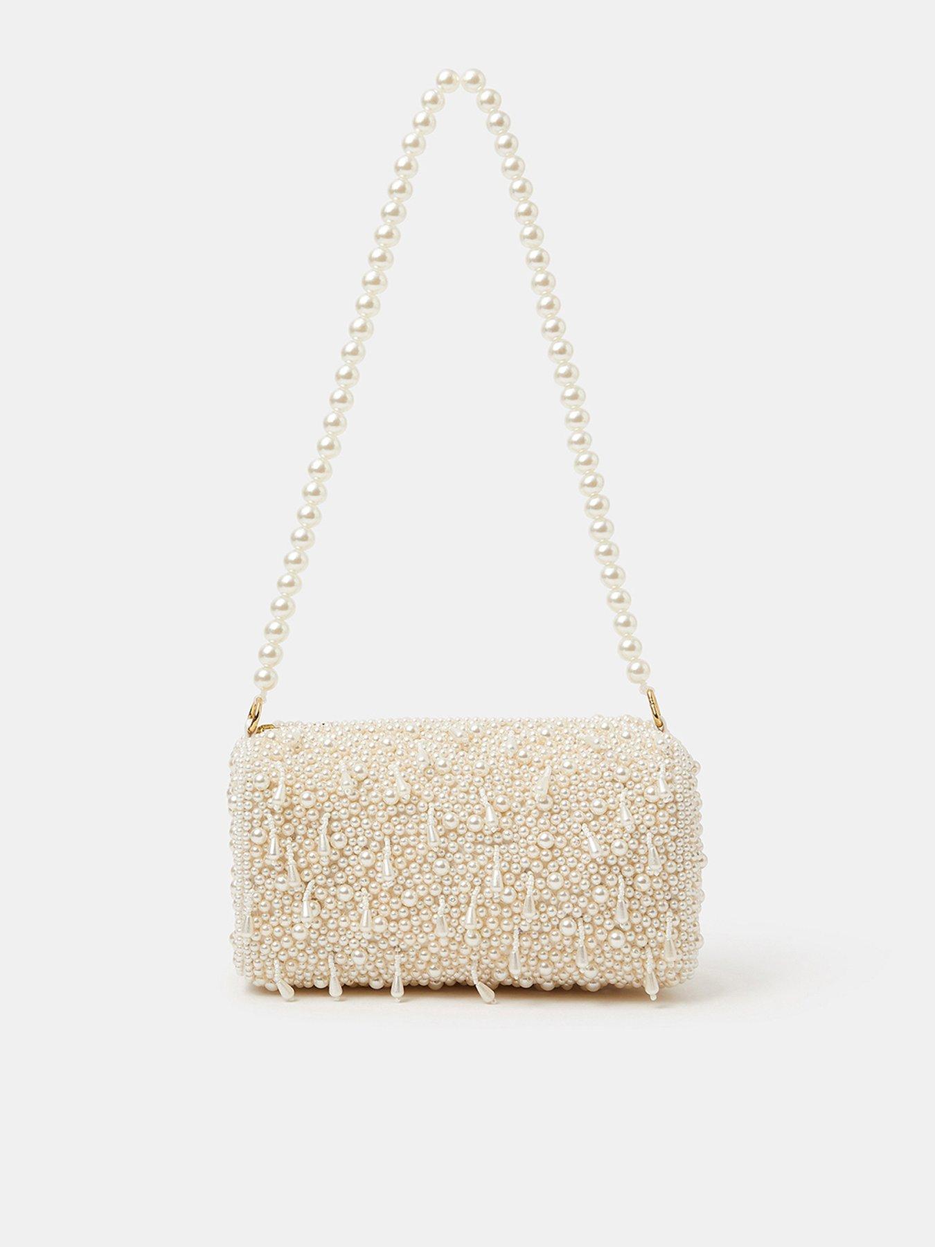 Image 1 of 5 of Accessorize Drop Bead Shoulder Bag