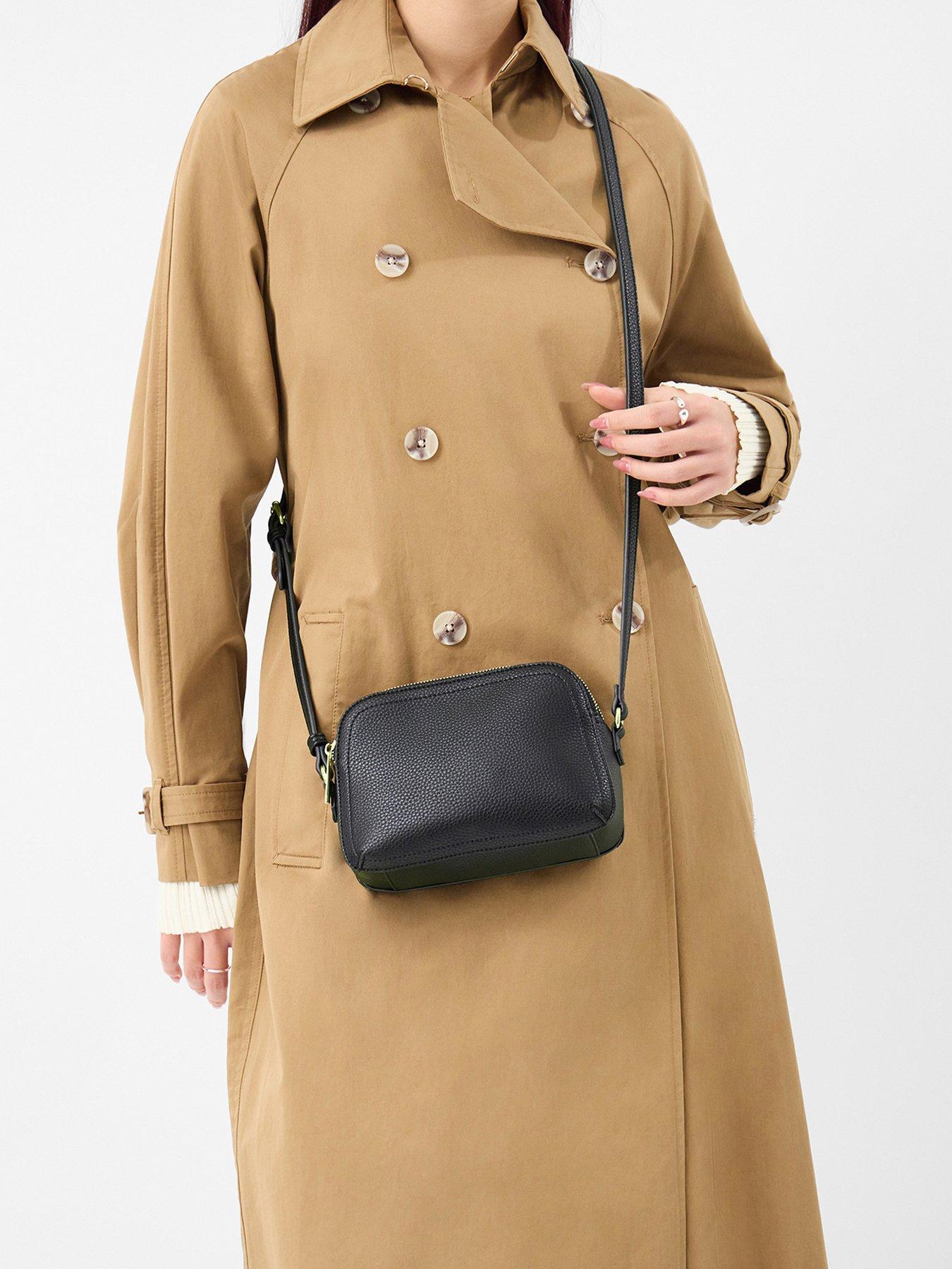 Image 2 of 5 of Accessorize Double Zip Crossbody Bag
