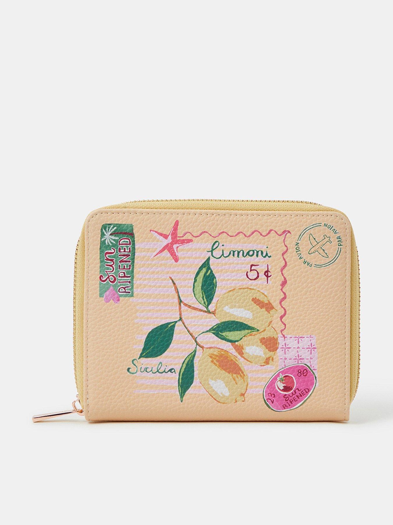 Image 1 of 3 of Accessorize Summer Print Jewellery Travel Wallet