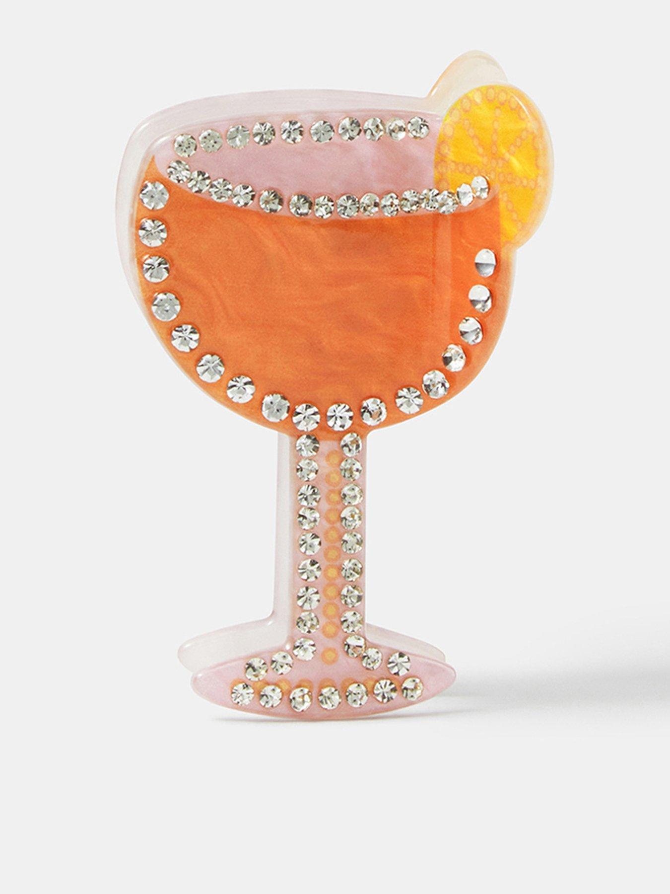 Image 1 of 3 of Accessorize Aperol Spritz Claw Clip