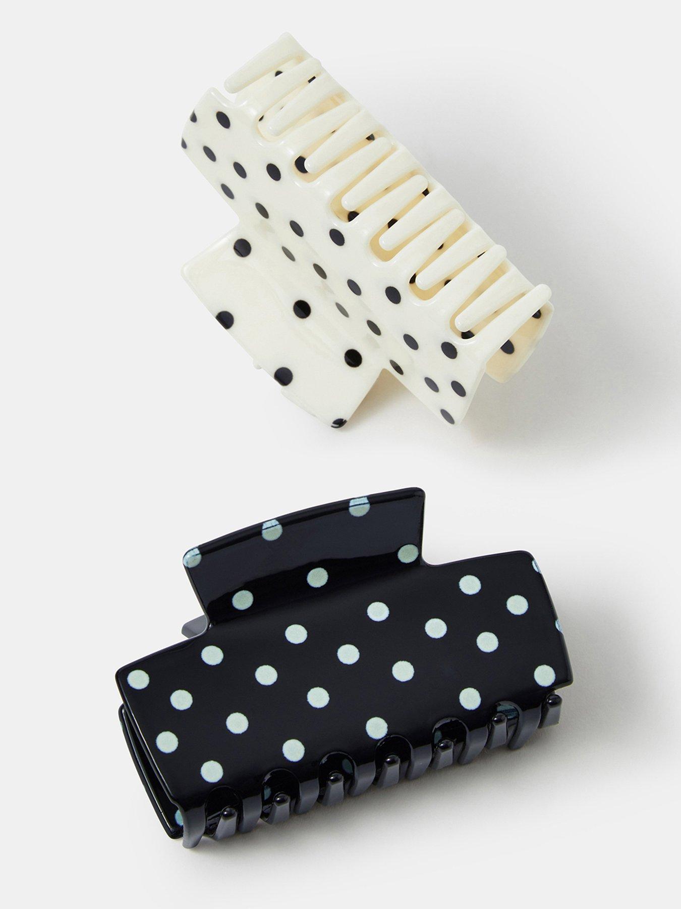 accessorize-2-pack-polka-dot-claw-clipsback