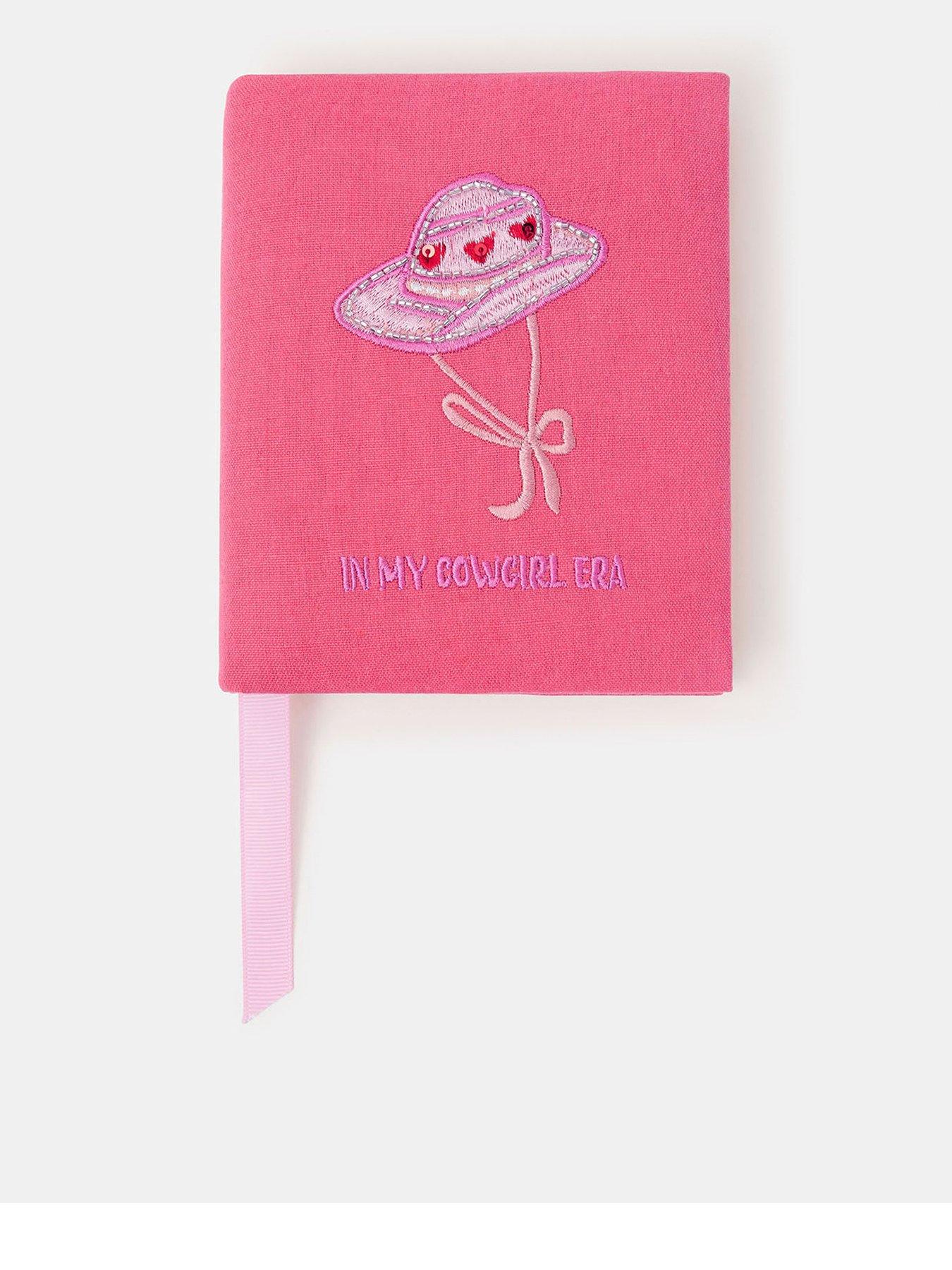 Image 1 of 2 of Accessorize Cowgirl Embroidered Notebook