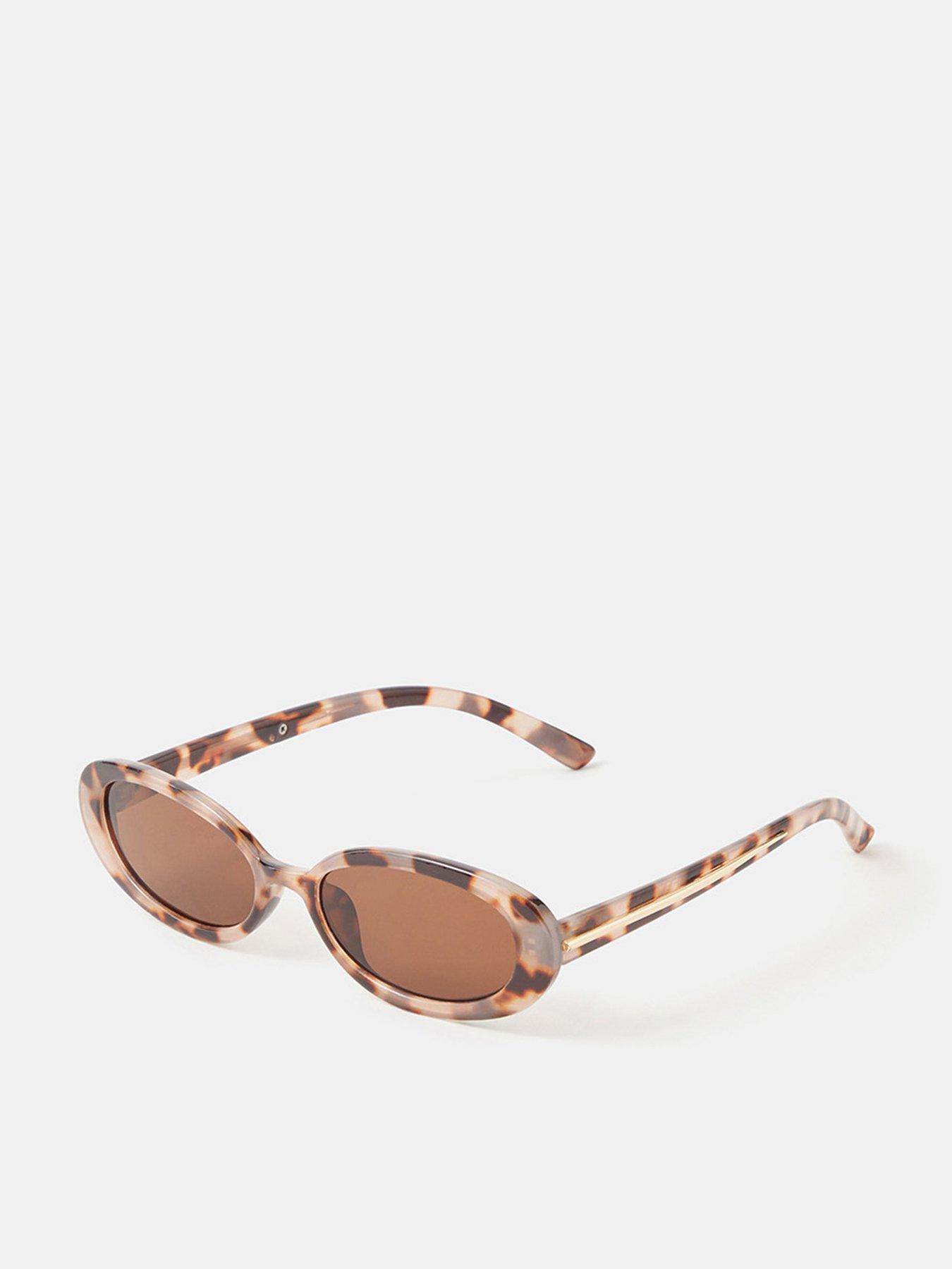 Accessorize Tort Oval Sunglasses