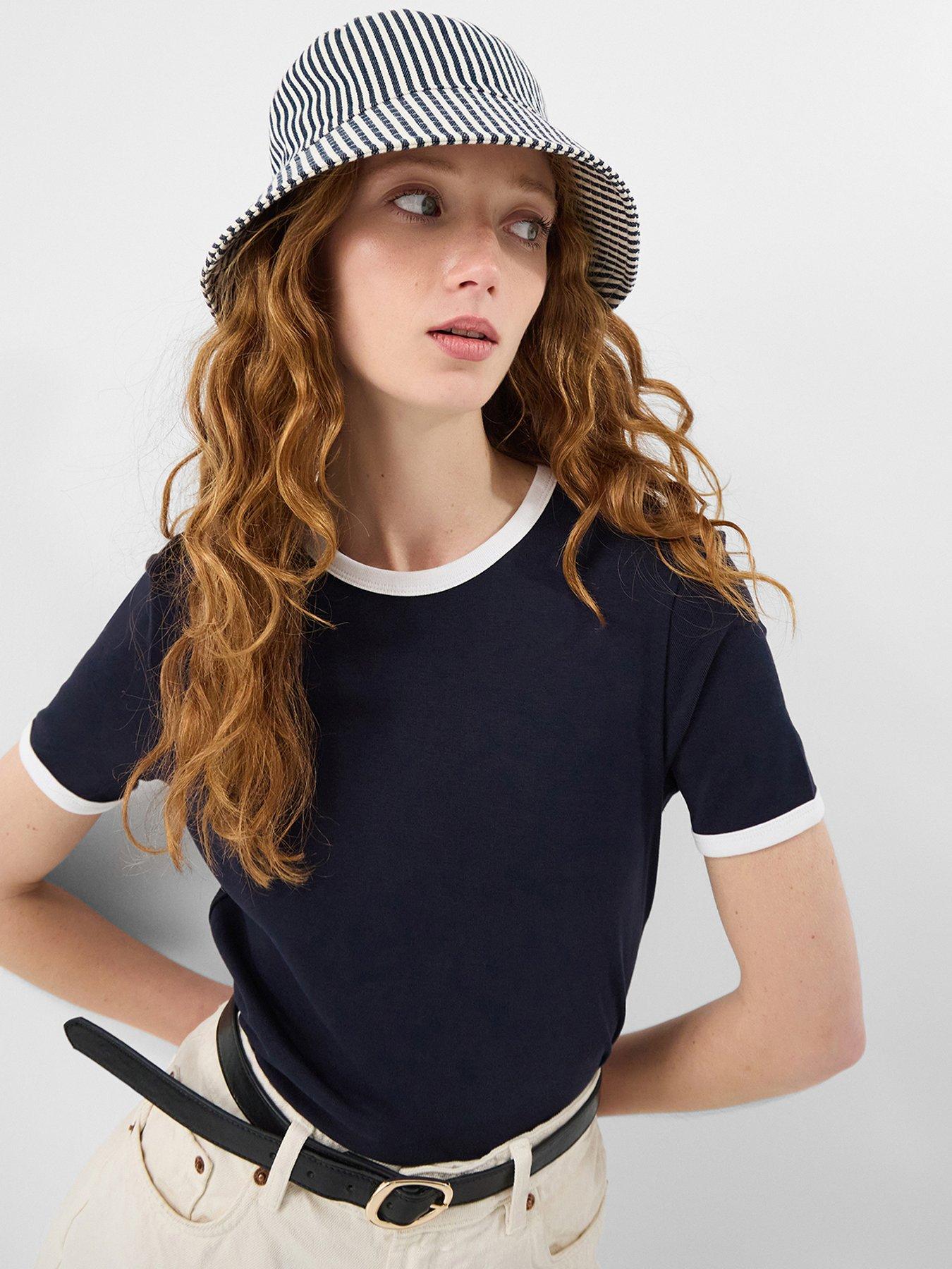 Image 2 of 3 of Accessorize Stripe Cotton Bucket Hat