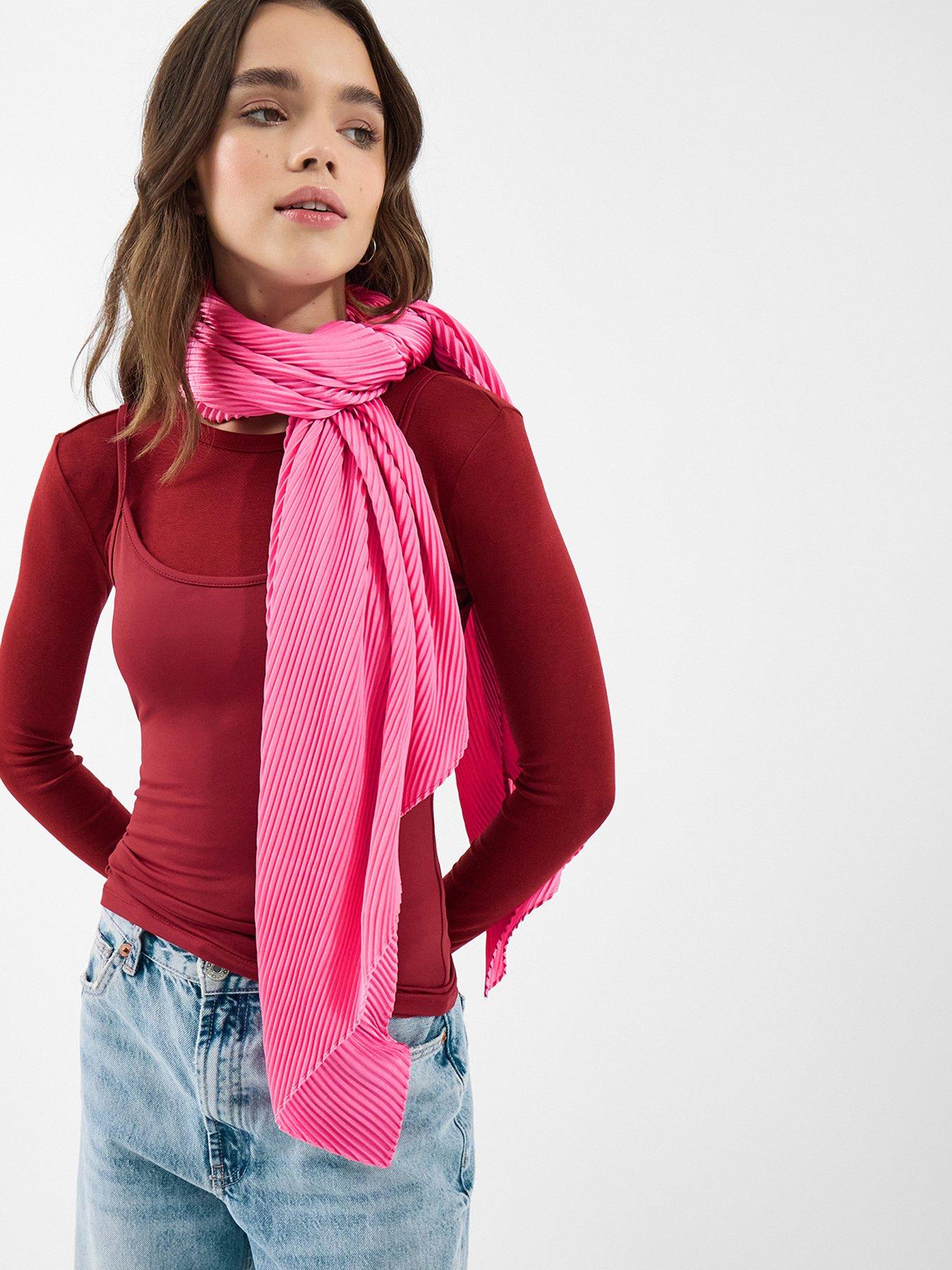 Image 2 of 3 of Accessorize Lightweight Pleated Scarf