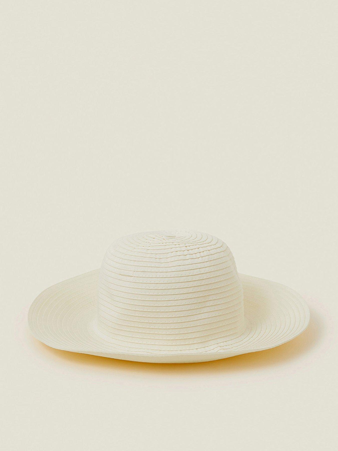 Accessorize Packable Ribbed Bucket Hat Natural