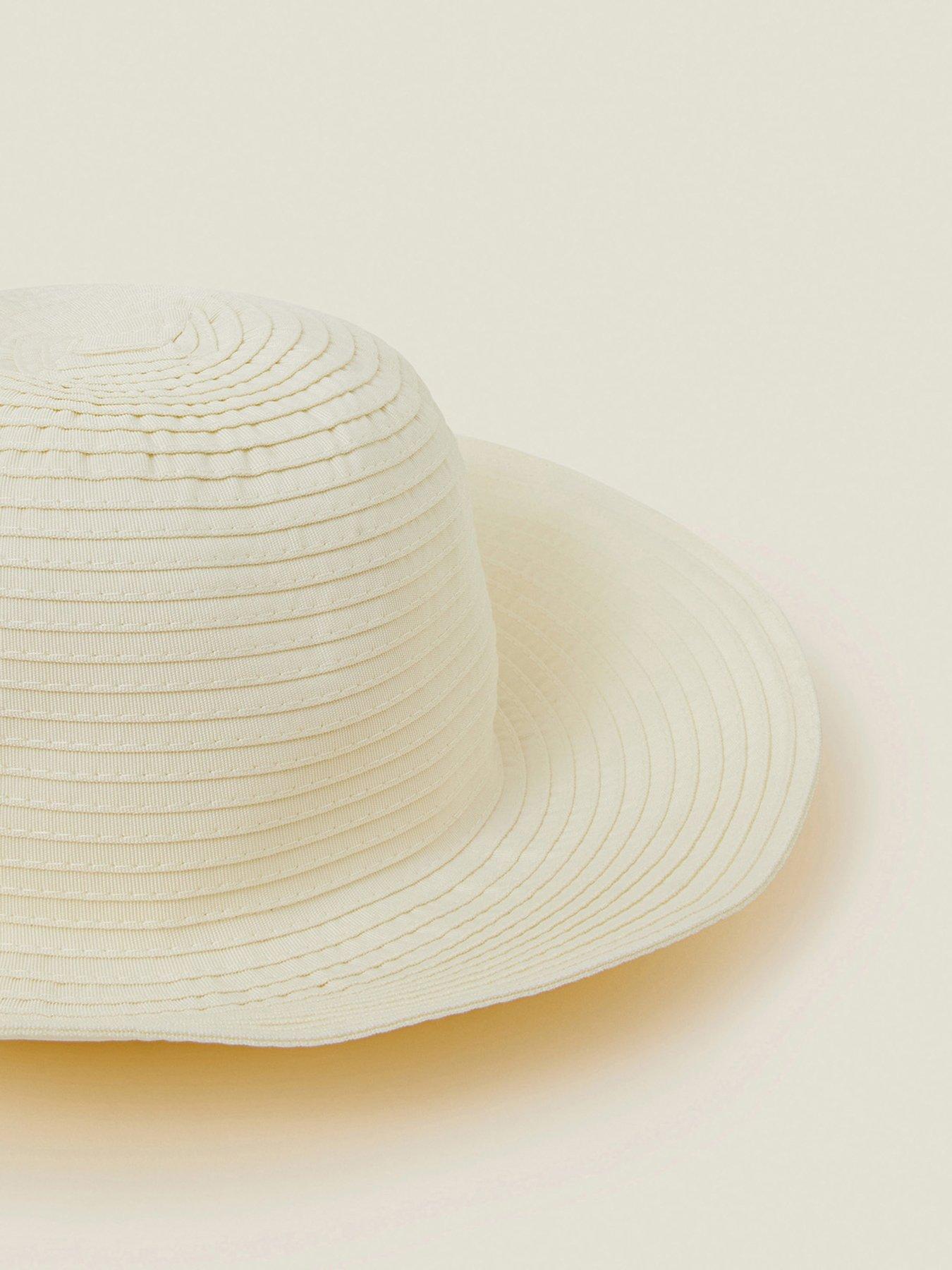 Image 3 of 3 of Accessorize Packable Ribbed Bucket Hat Natural