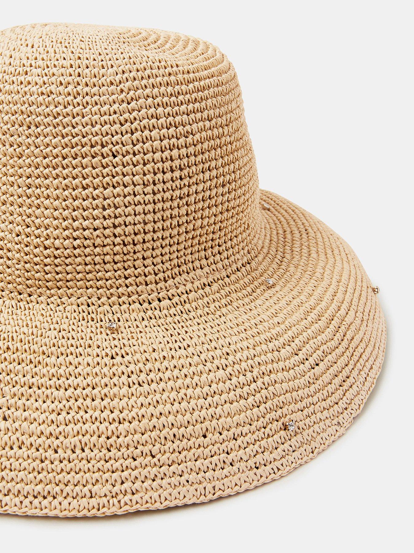 Image 3 of 3 of Accessorize Diamant&atilde;&copy; Straw Bucket Hat