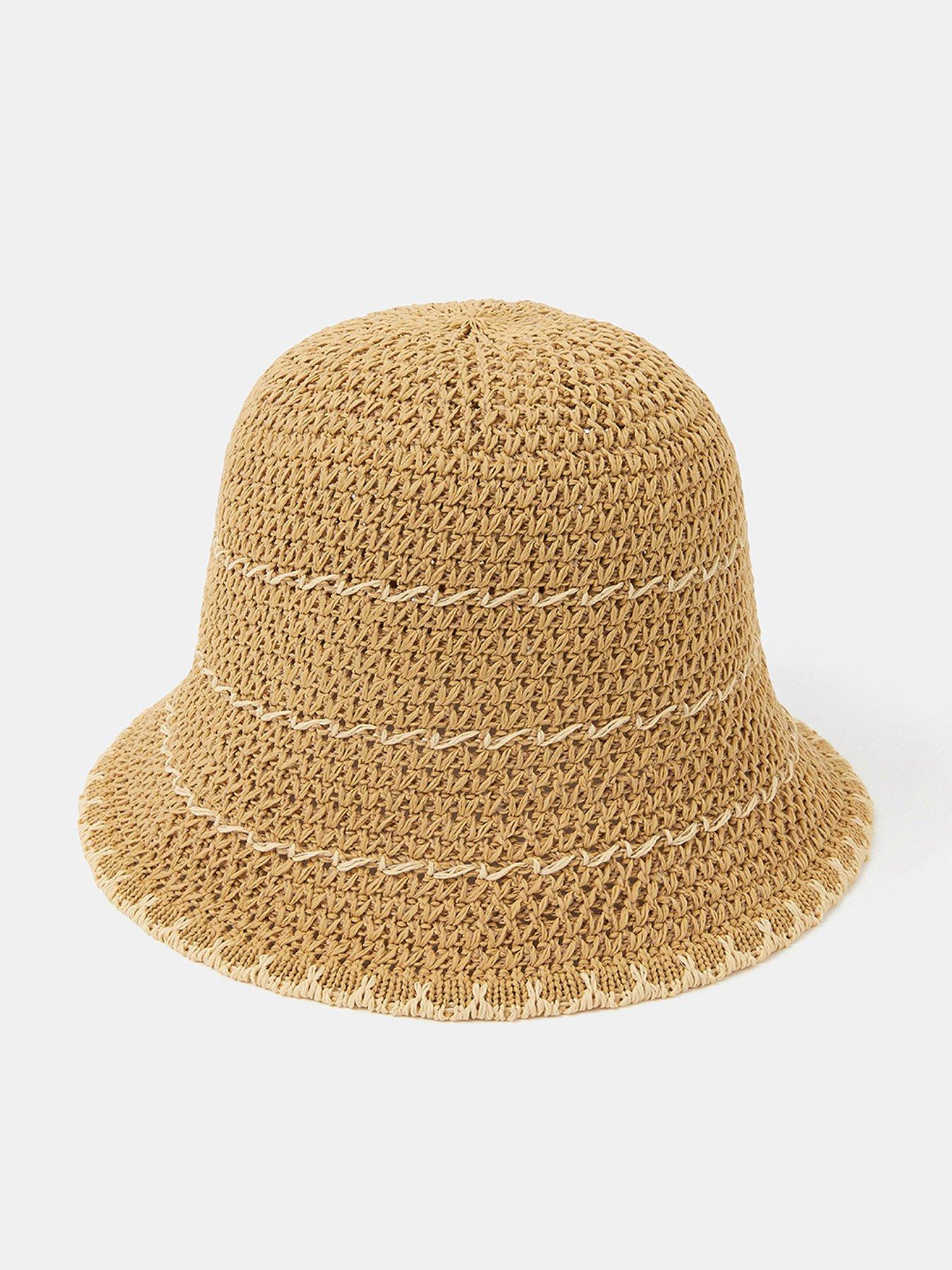 Image 1 of 2 of Accessorize Woven Bucket Hat