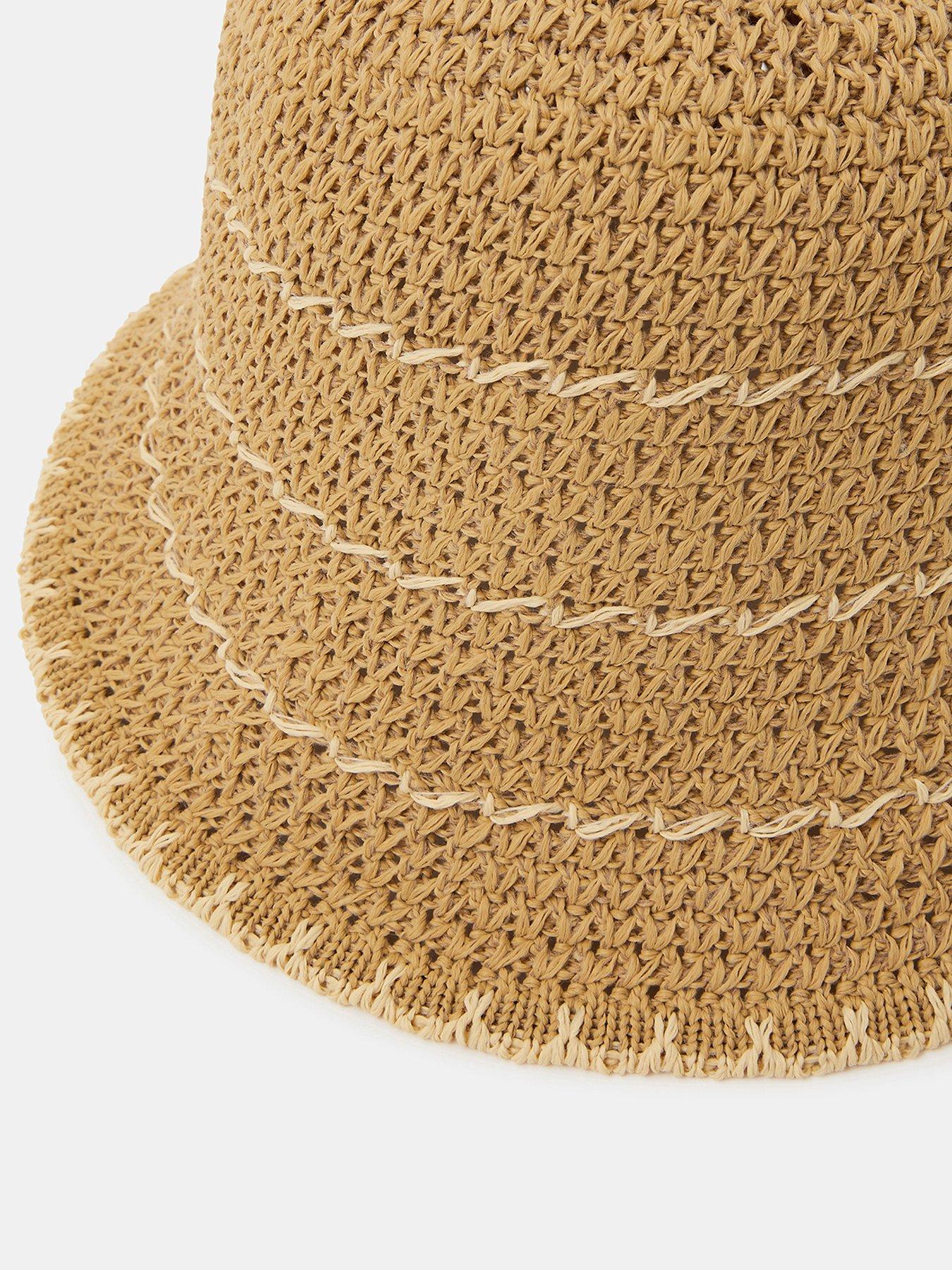 Image 2 of 2 of Accessorize Woven Bucket Hat