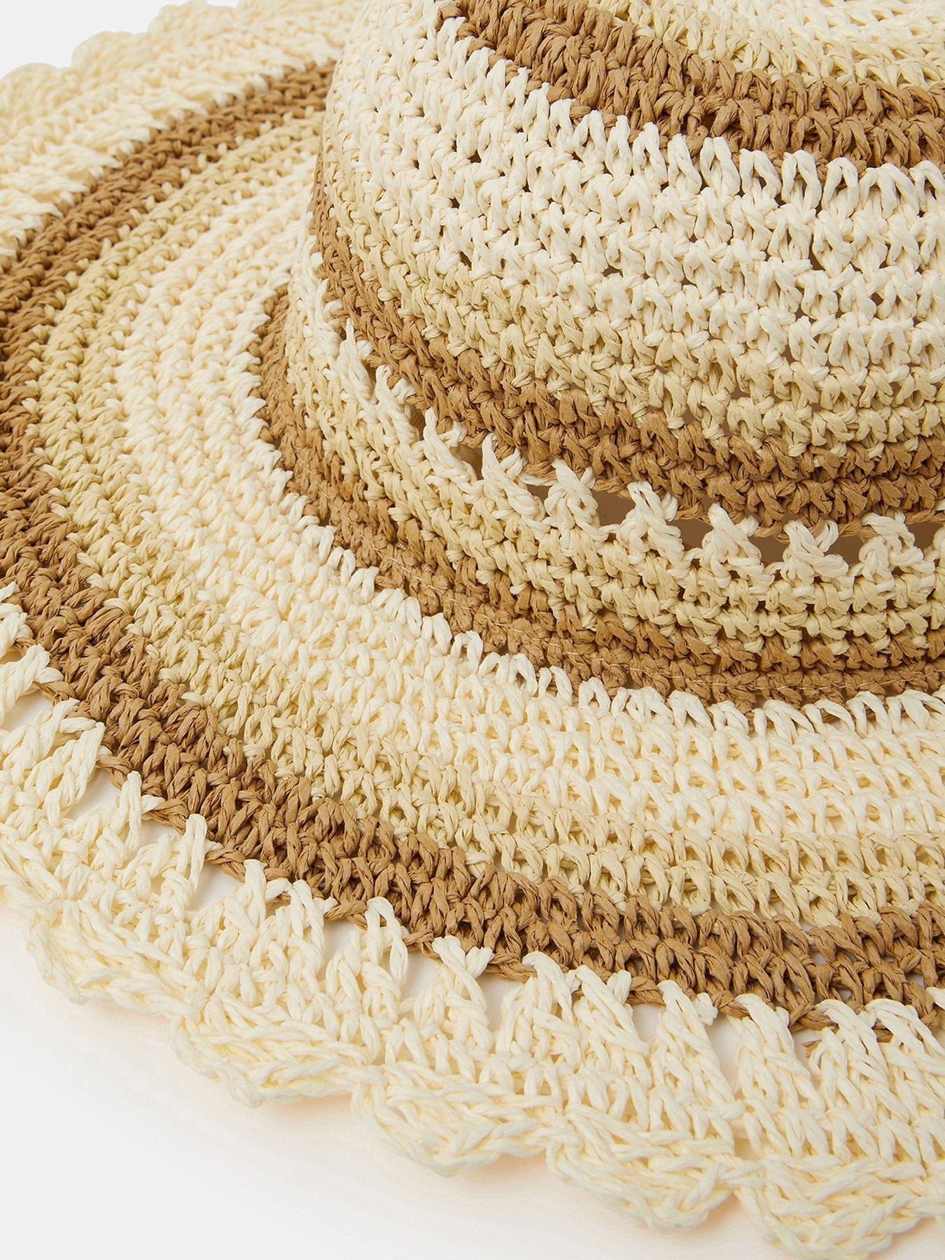 Image 3 of 3 of Accessorize Crochet Floppy Hat