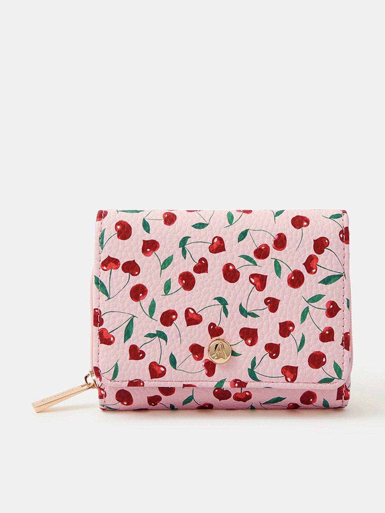 Image 1 of 3 of Accessorize Cherry Print Purse