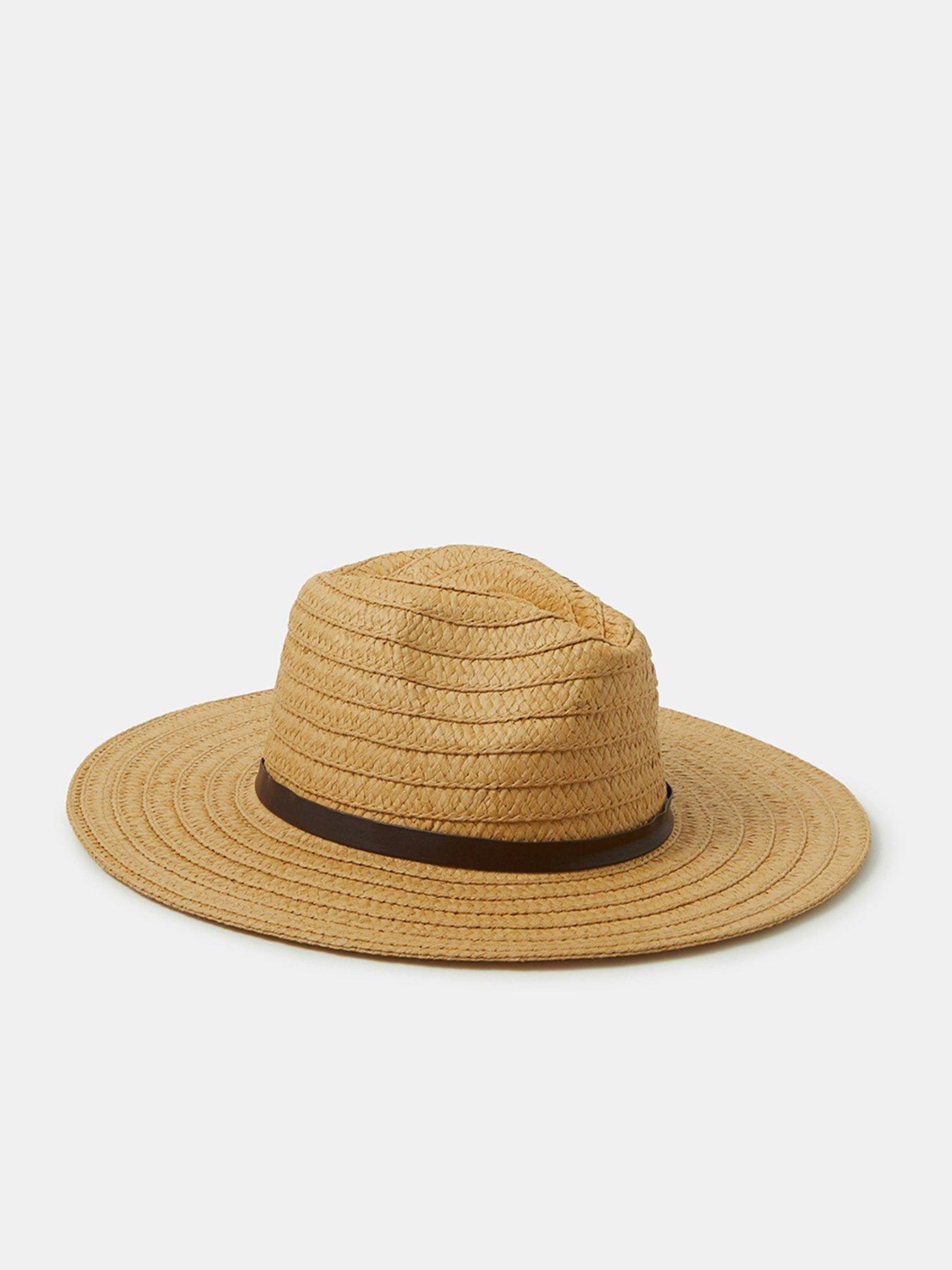 Image 3 of 4 of Accessorize Woven Fedora Hat