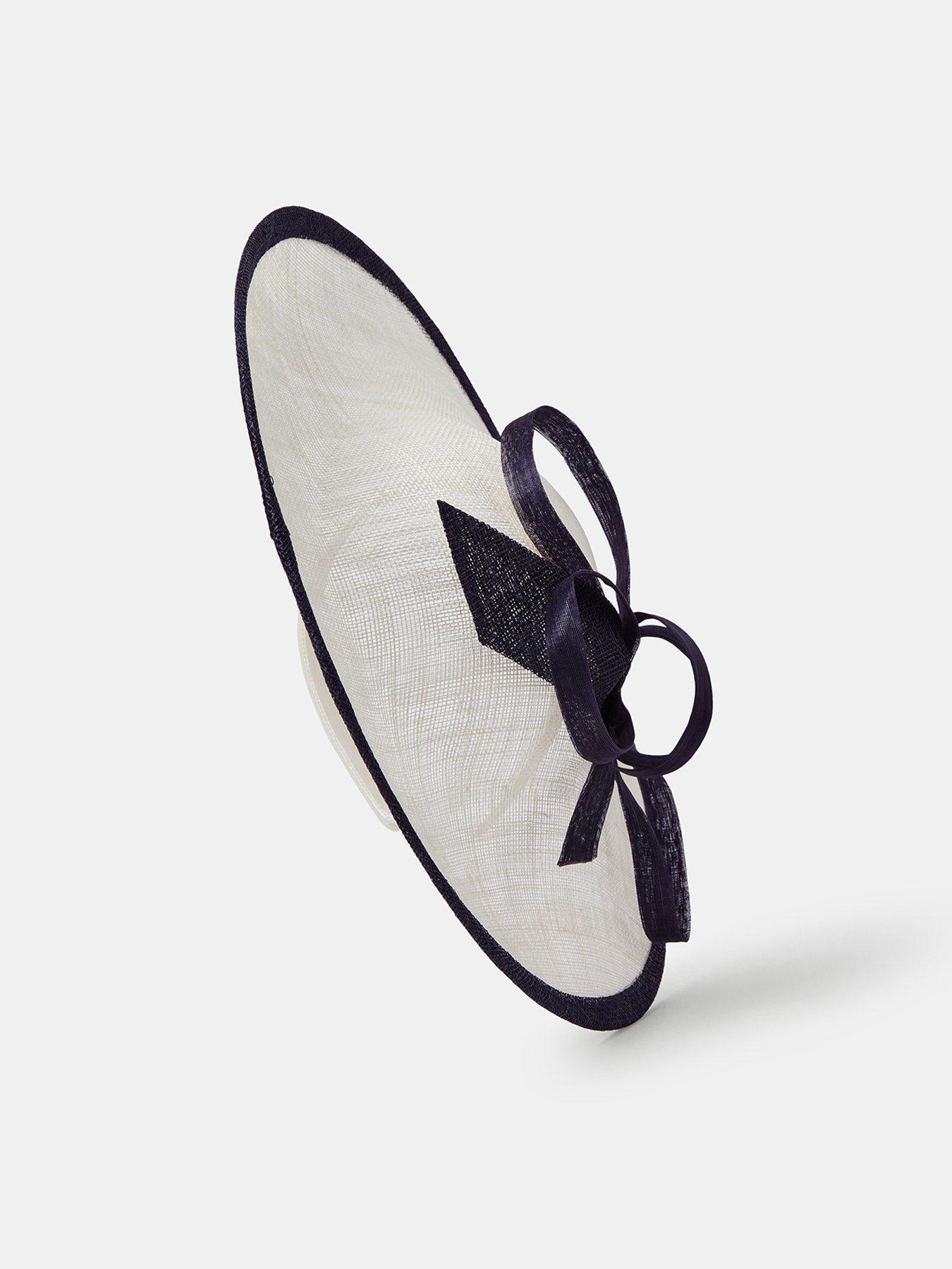 Image 3 of 4 of Accessorize Bow Two Tone Fascinator