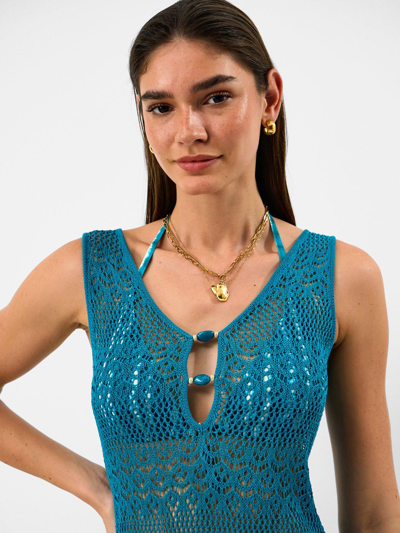 Image 4 of 5 of Accessorize Sleeveless Knitted Maxi Dress