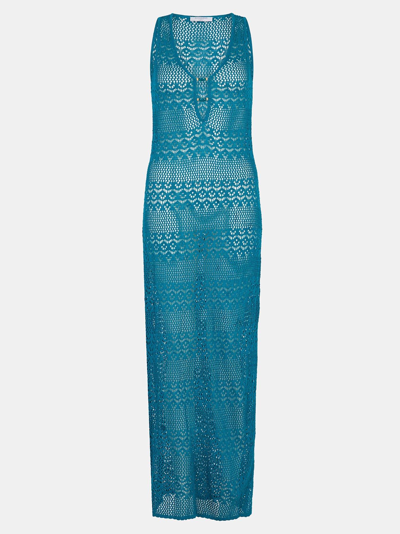 Image 5 of 5 of Accessorize Sleeveless Knitted Maxi Dress