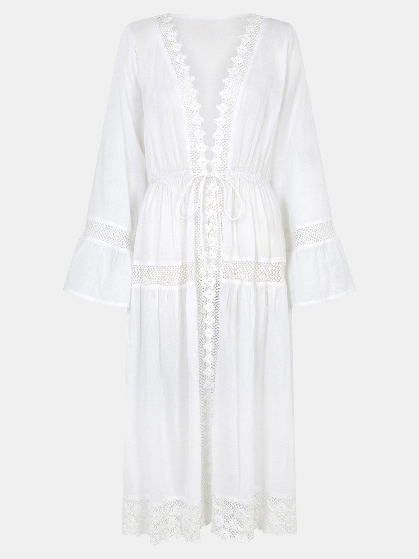 Image 5 of 5 of Accessorize Puff Sleeve Tie Front Blouse