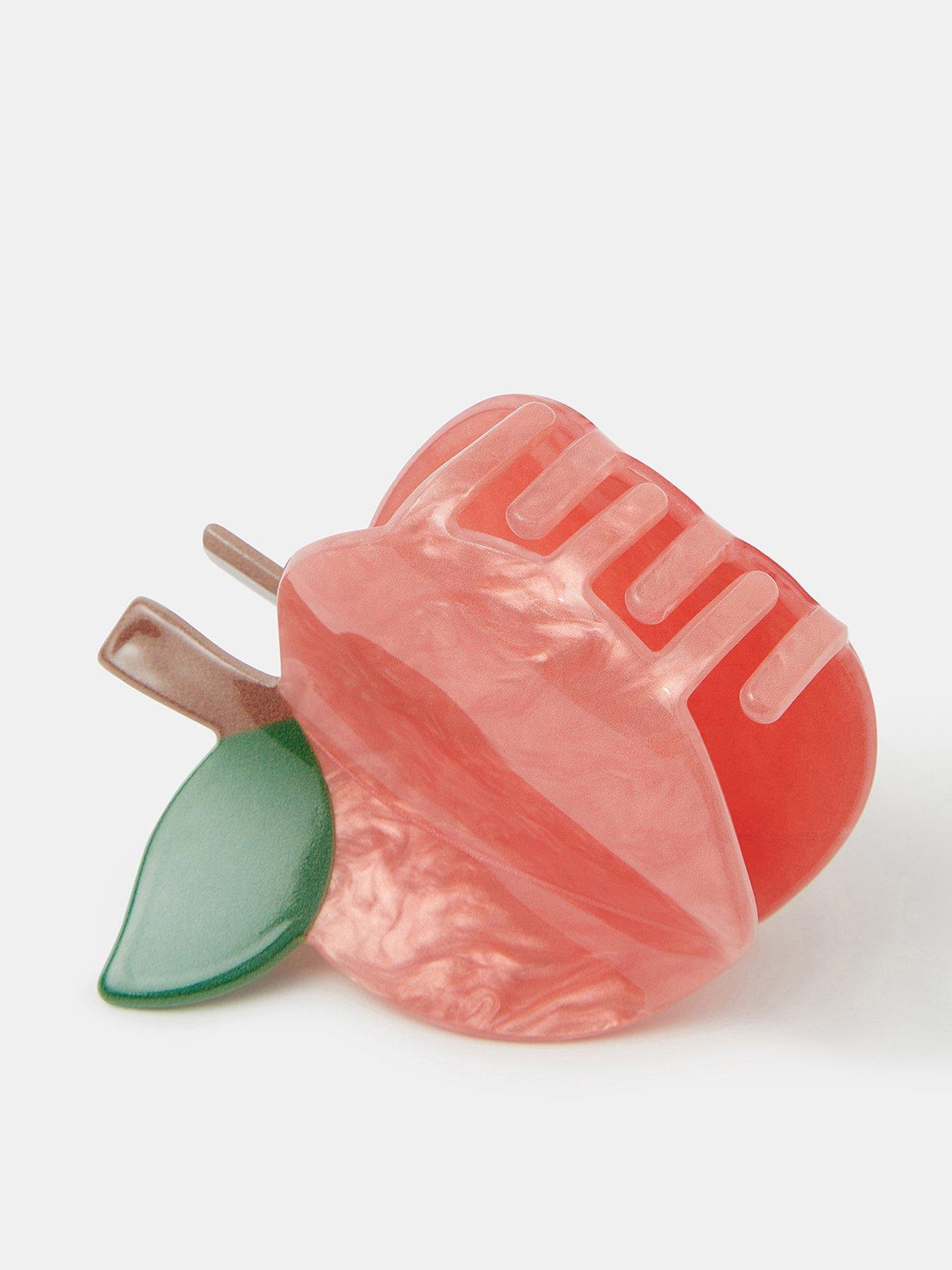 Image 3 of 3 of Accessorize Peach Claw Clip
