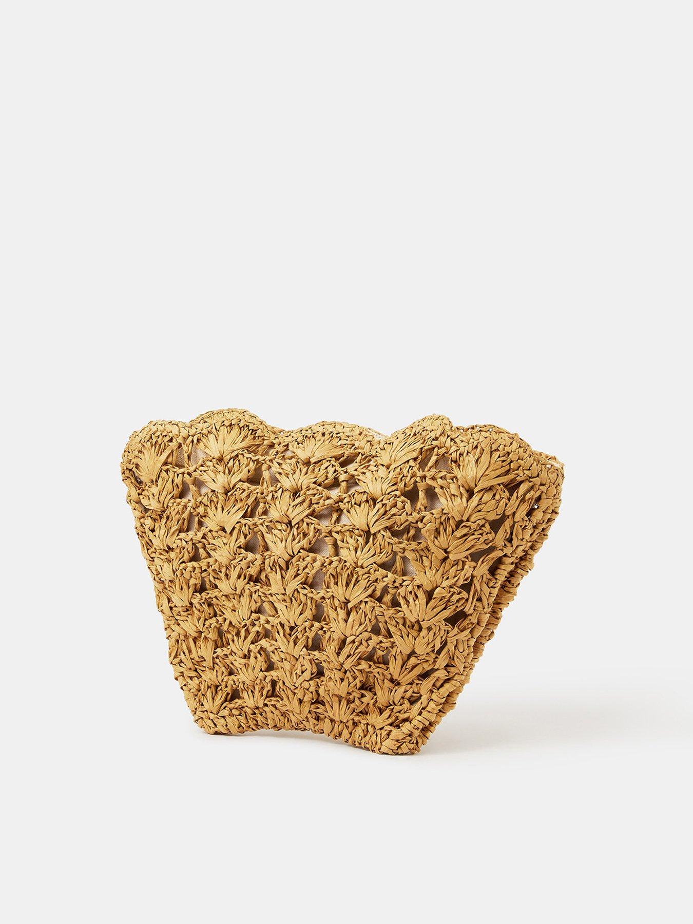 Image 3 of 6 of Accessorize Pearl Shell Wristlet Bag