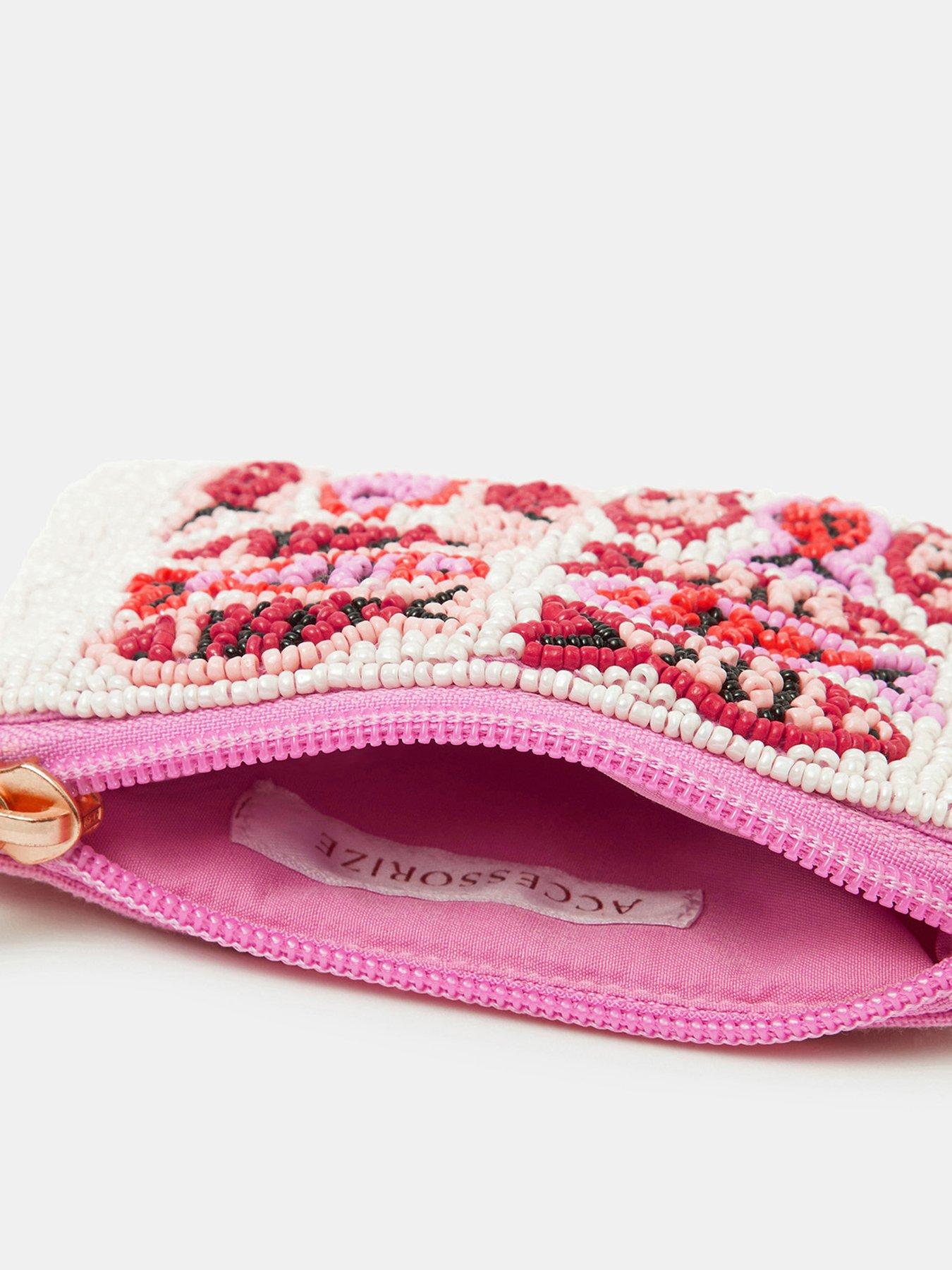Image 3 of 3 of Accessorize Fish Beaded Coin Purse