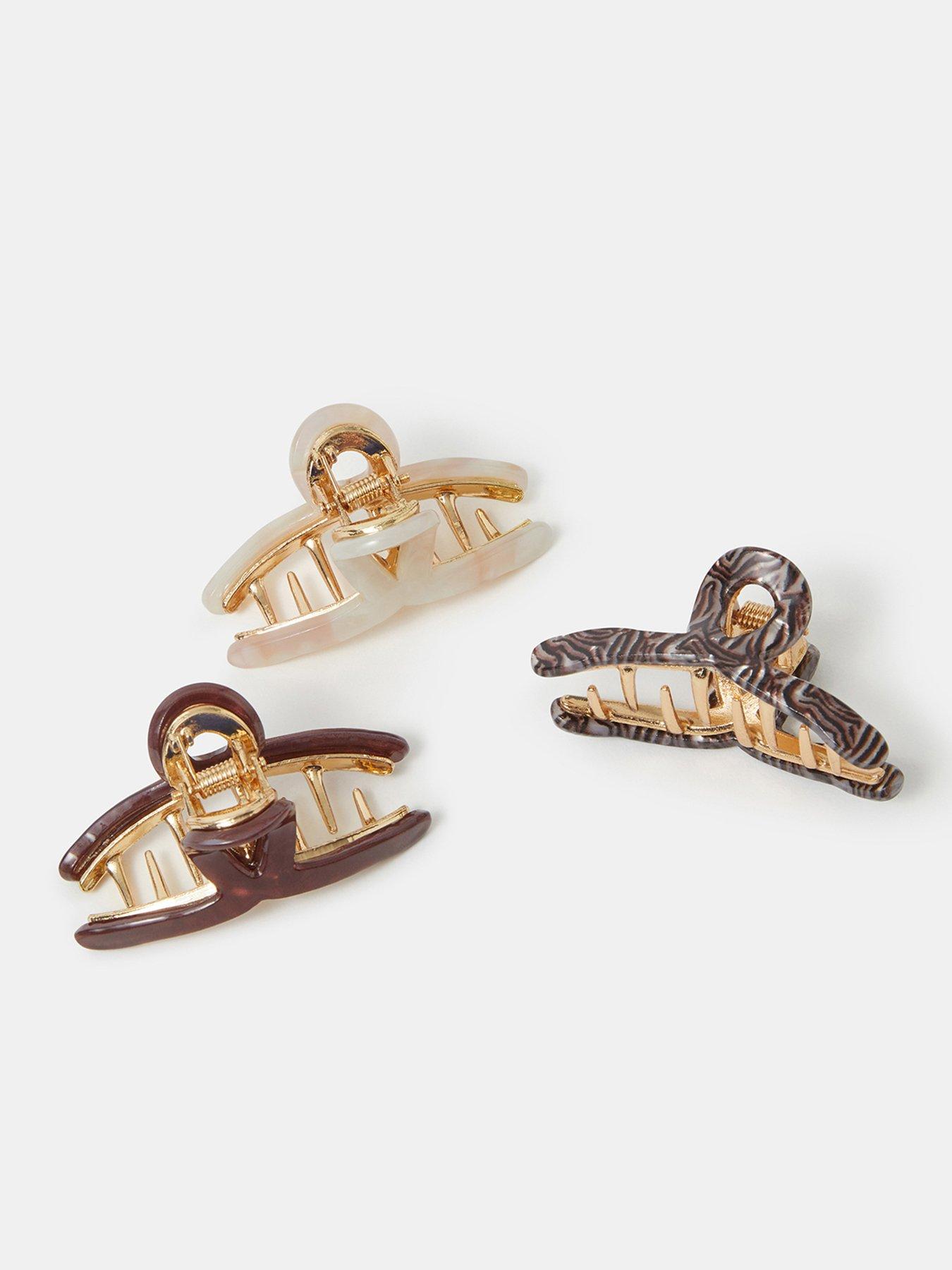 Image 3 of 3 of Accessorize 3-pack Mini Twist Claw Clips