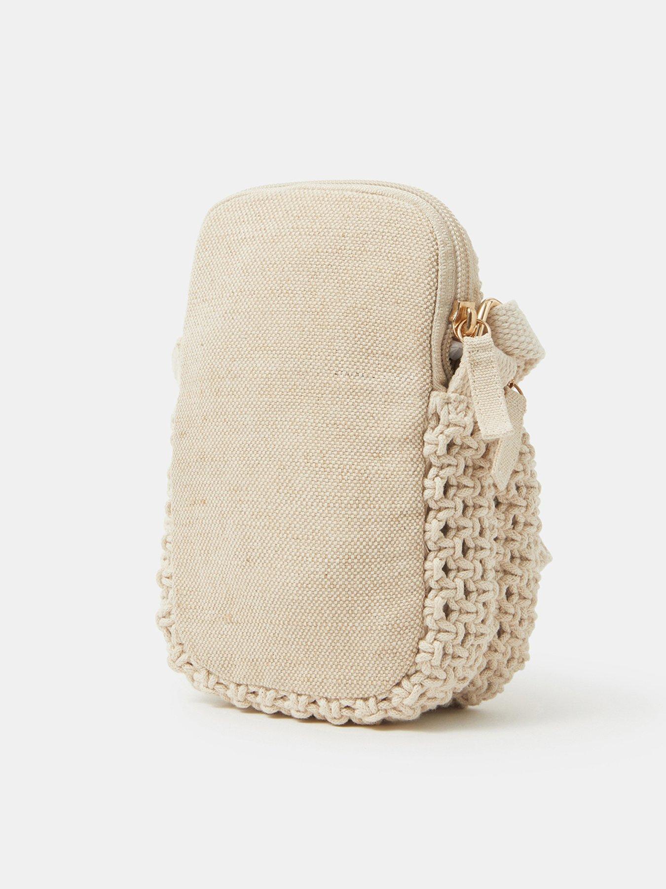 Image 3 of 5 of Accessorize Macrame Phone Bag