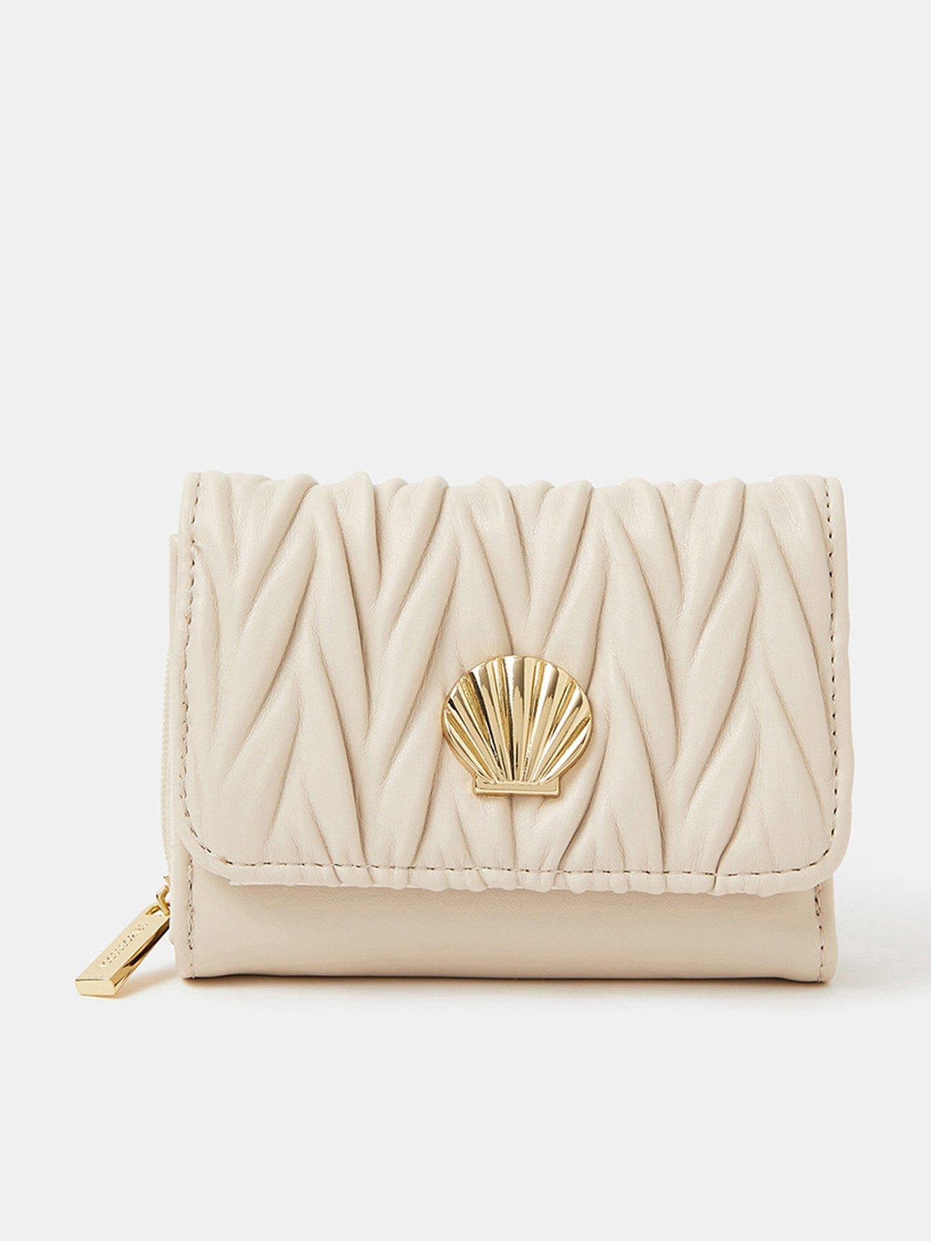 accessorize-shell-pleated-tri-fold-purse