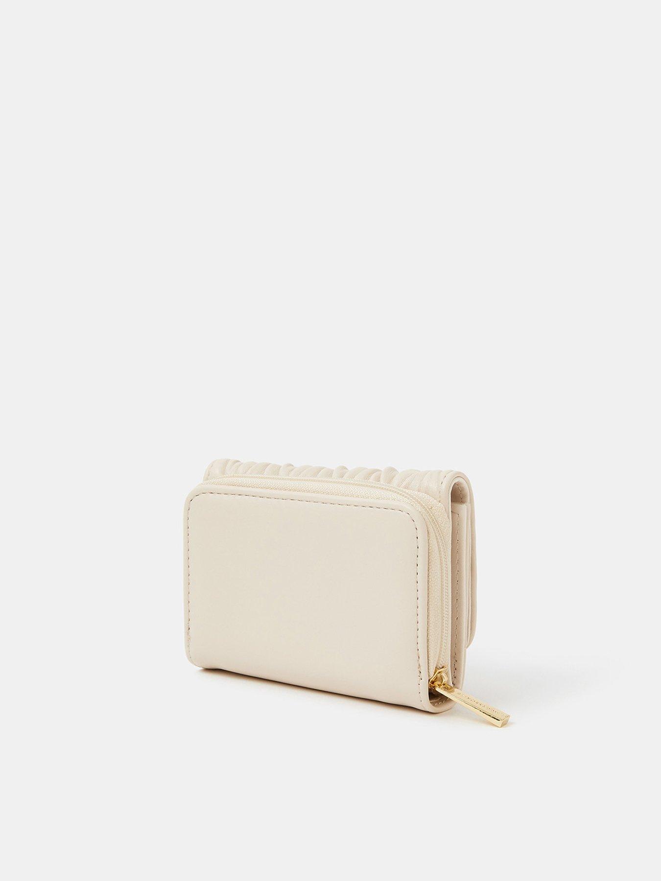 Image 2 of 3 of Accessorize Shell Pleated Tri-fold Purse